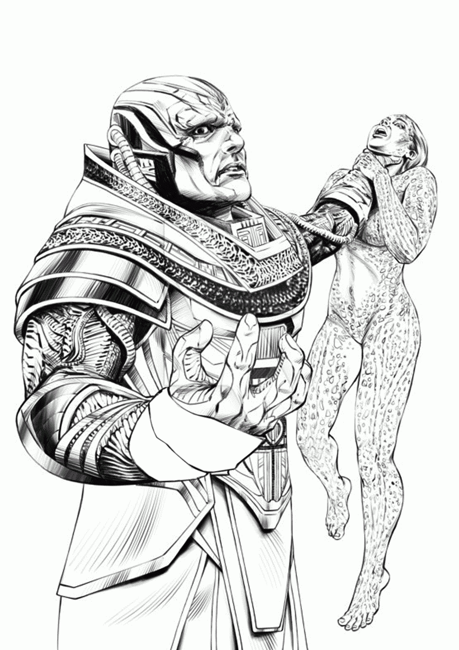 Xmen Coloring Pages