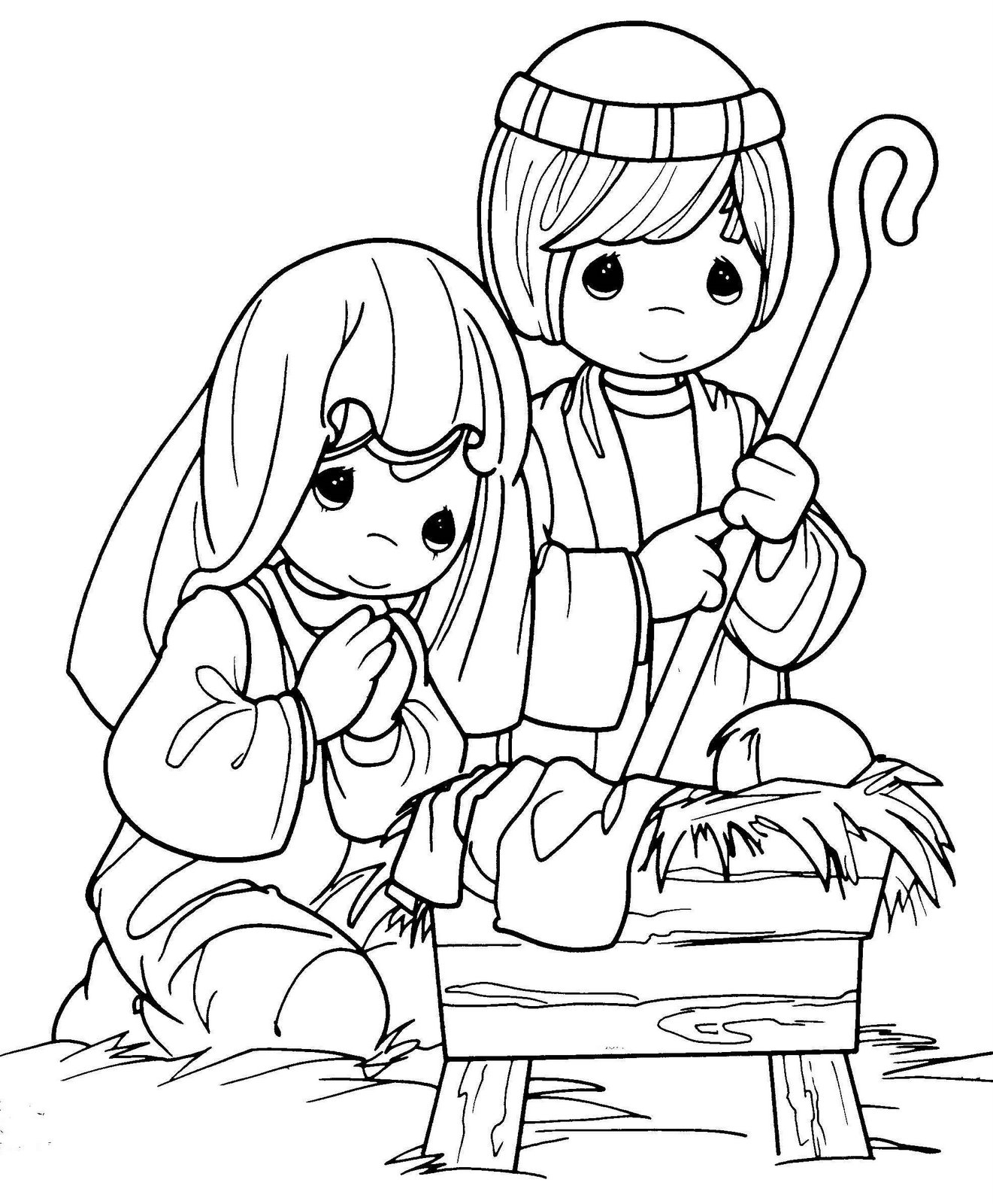 Christmas Coloring Pages Jesus