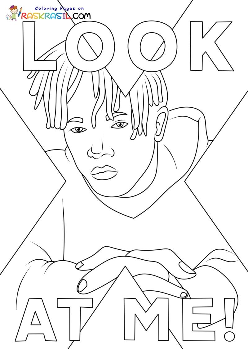 XXXTentacion Coloring Pages