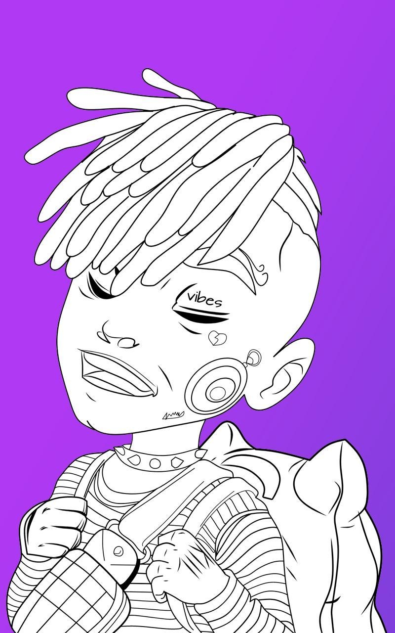 Xxxtentacion Coloring