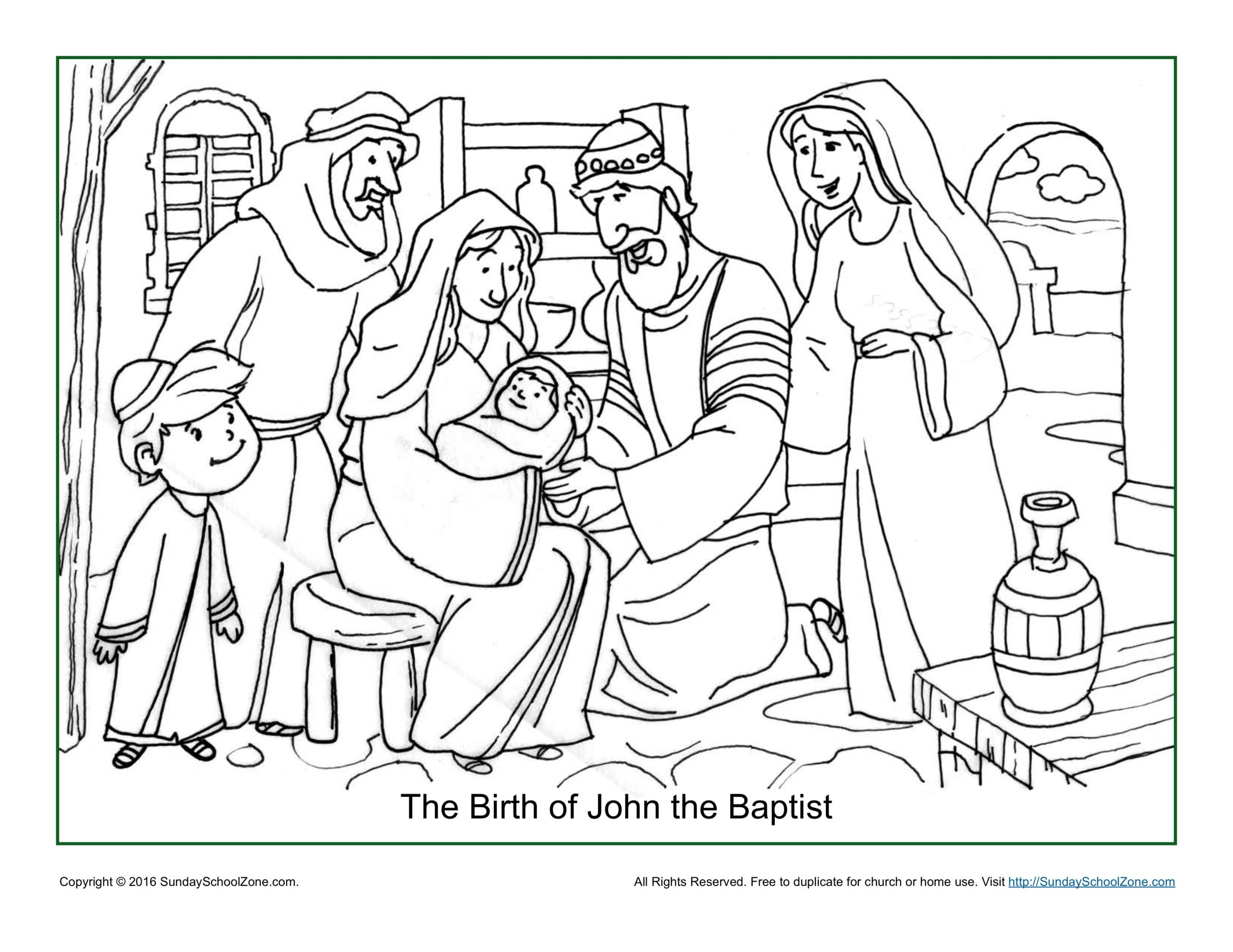 10 Best John The Baptist Coloring