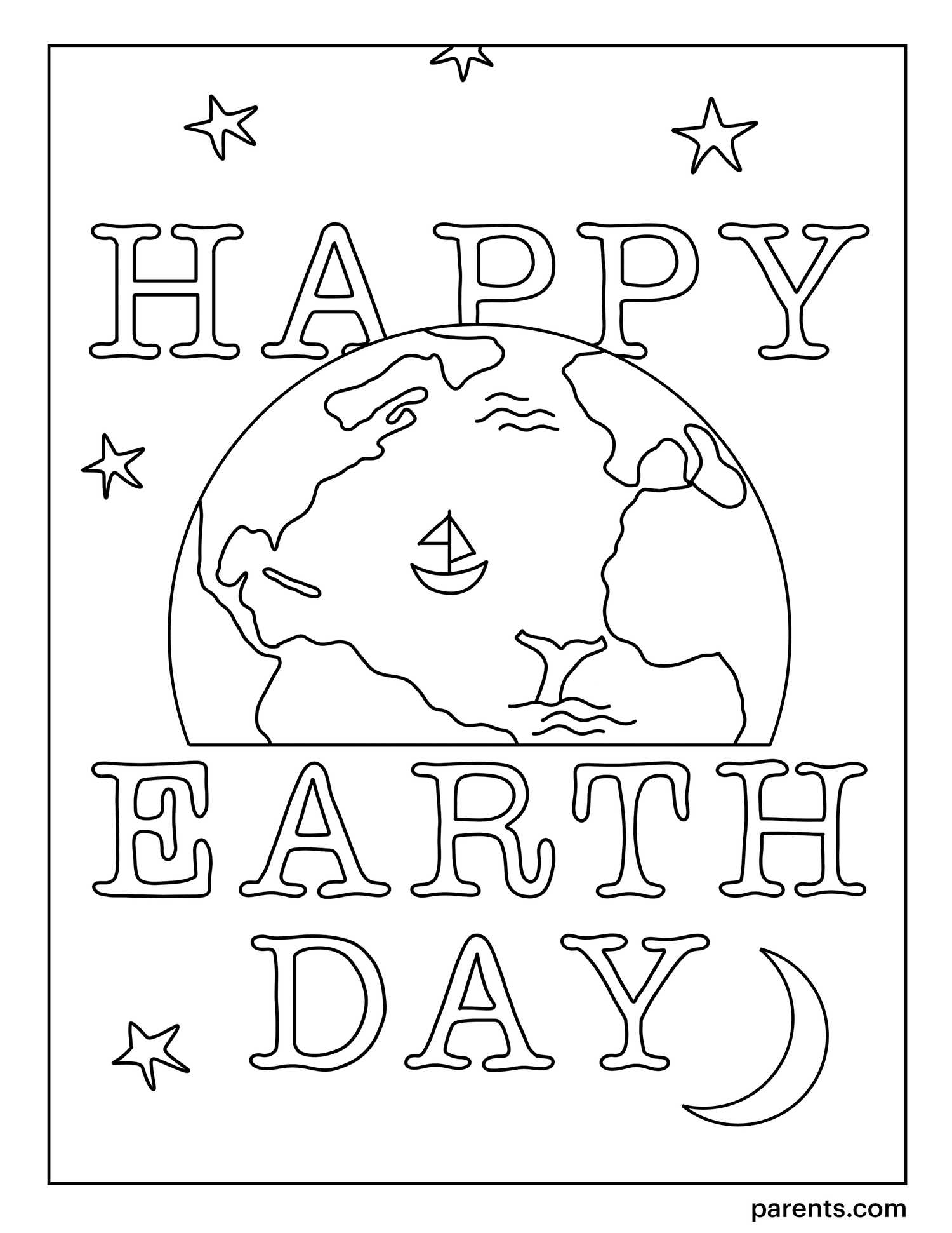 10 Free Earth Day Coloring Pages For Kids Parents