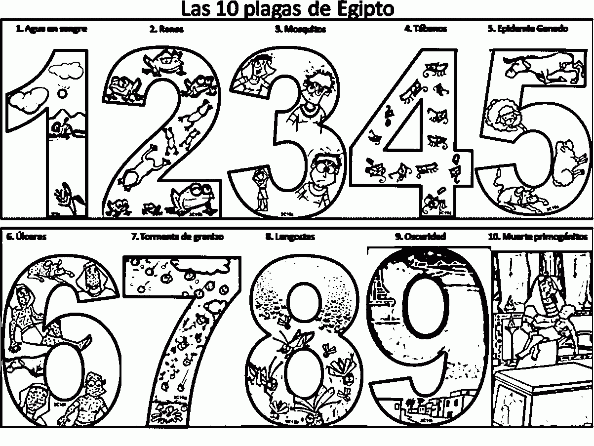 10 Plagues Coloring Pages Wecoloringpage Coloring Home