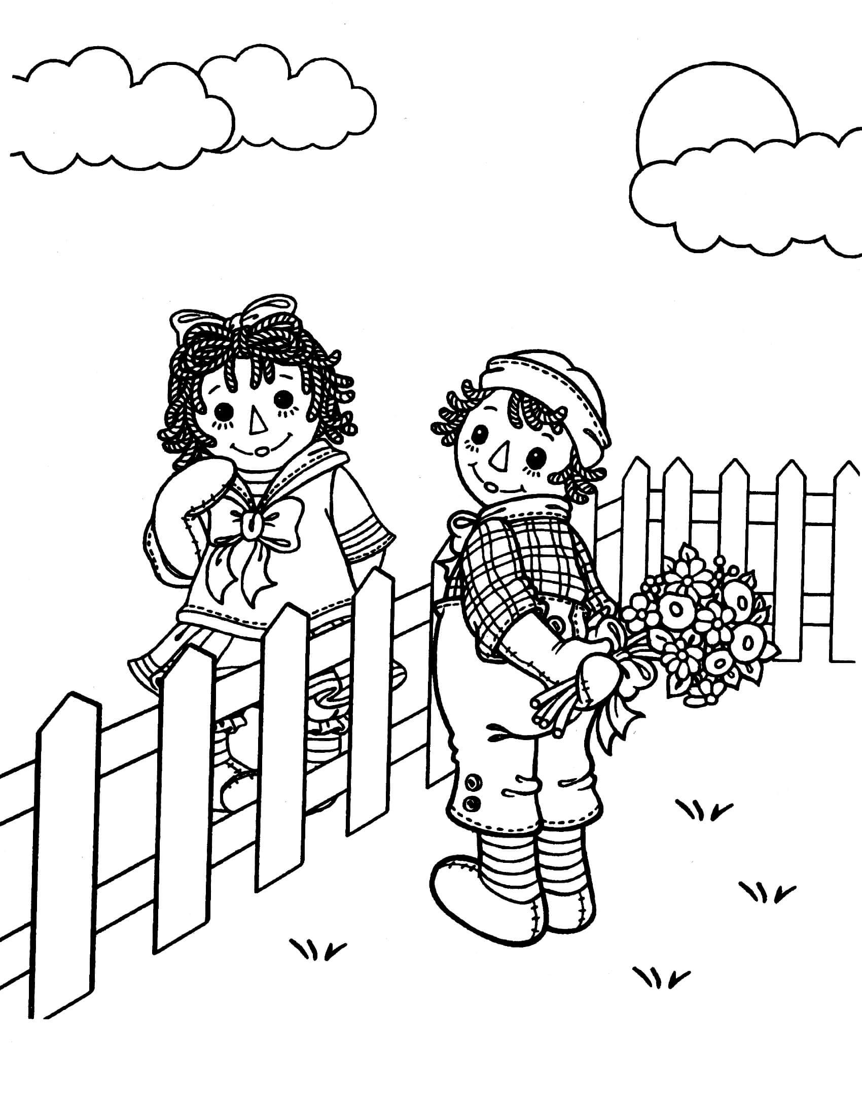 10 Top Raggedy Ann And Andy Coloring Pages
