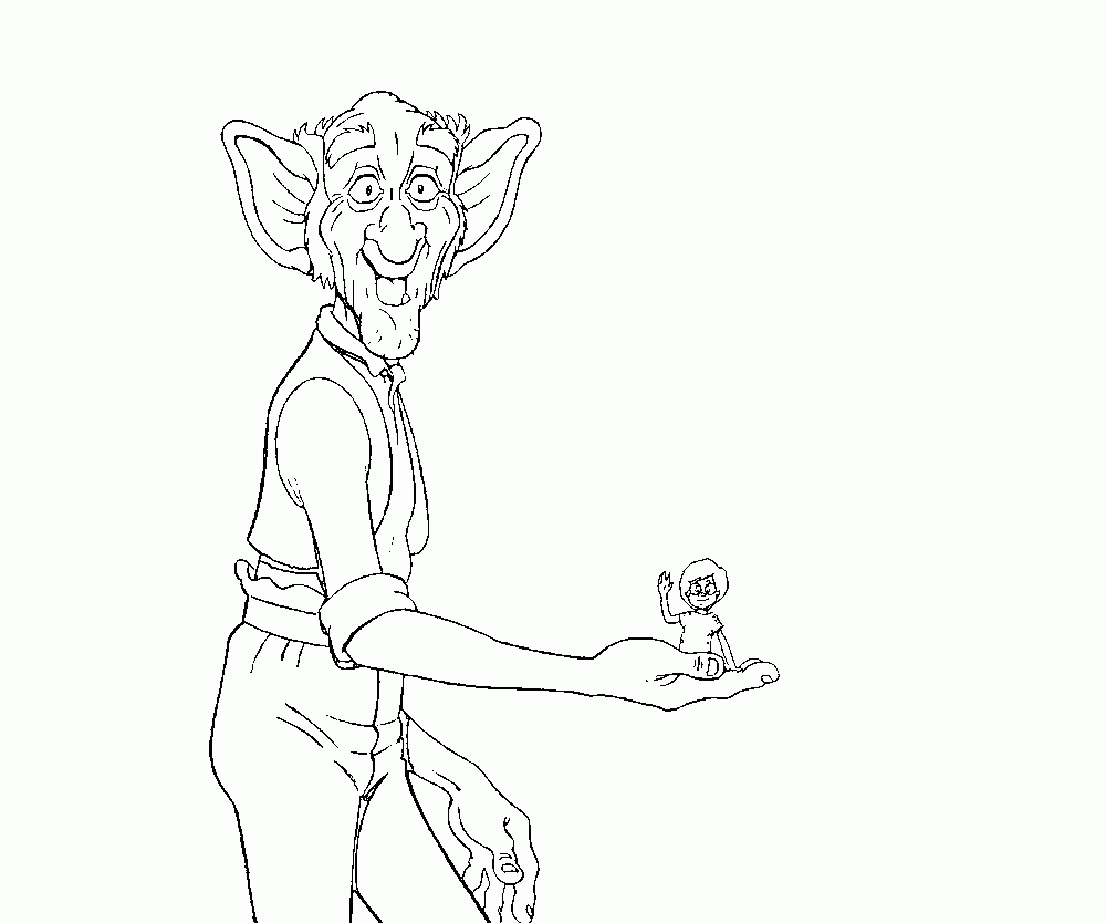 10 Top The BFG Printable Coloring Pages Yumiko Fujiwara