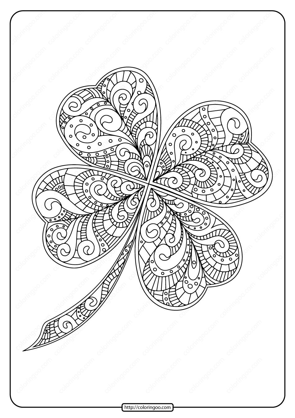 11 Best Clover Coloring