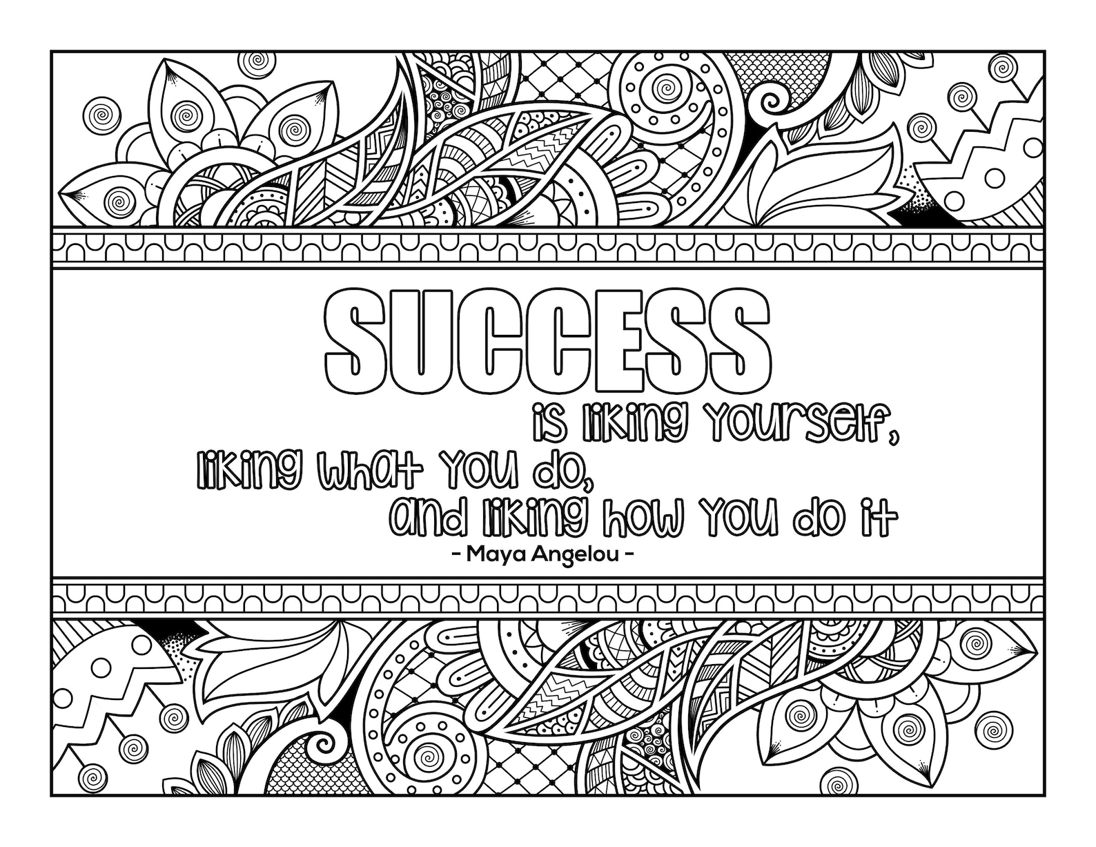 12 Self Esteem Coloring Pages Success Inspirational High Etsy