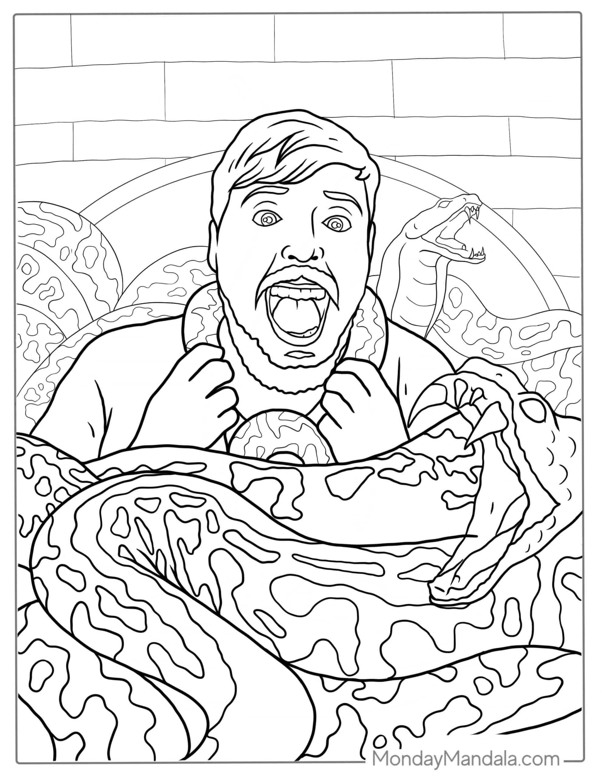 14 Mr Beast Coloring Pages Free Pdf Printables Artofit