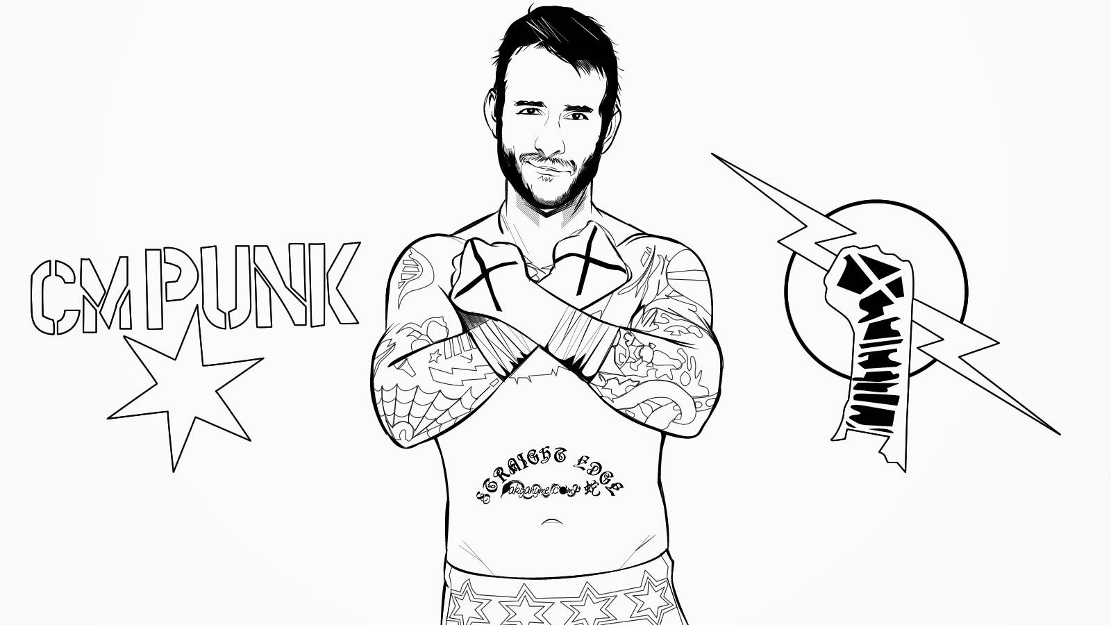 Sin Cara Coloring Pages