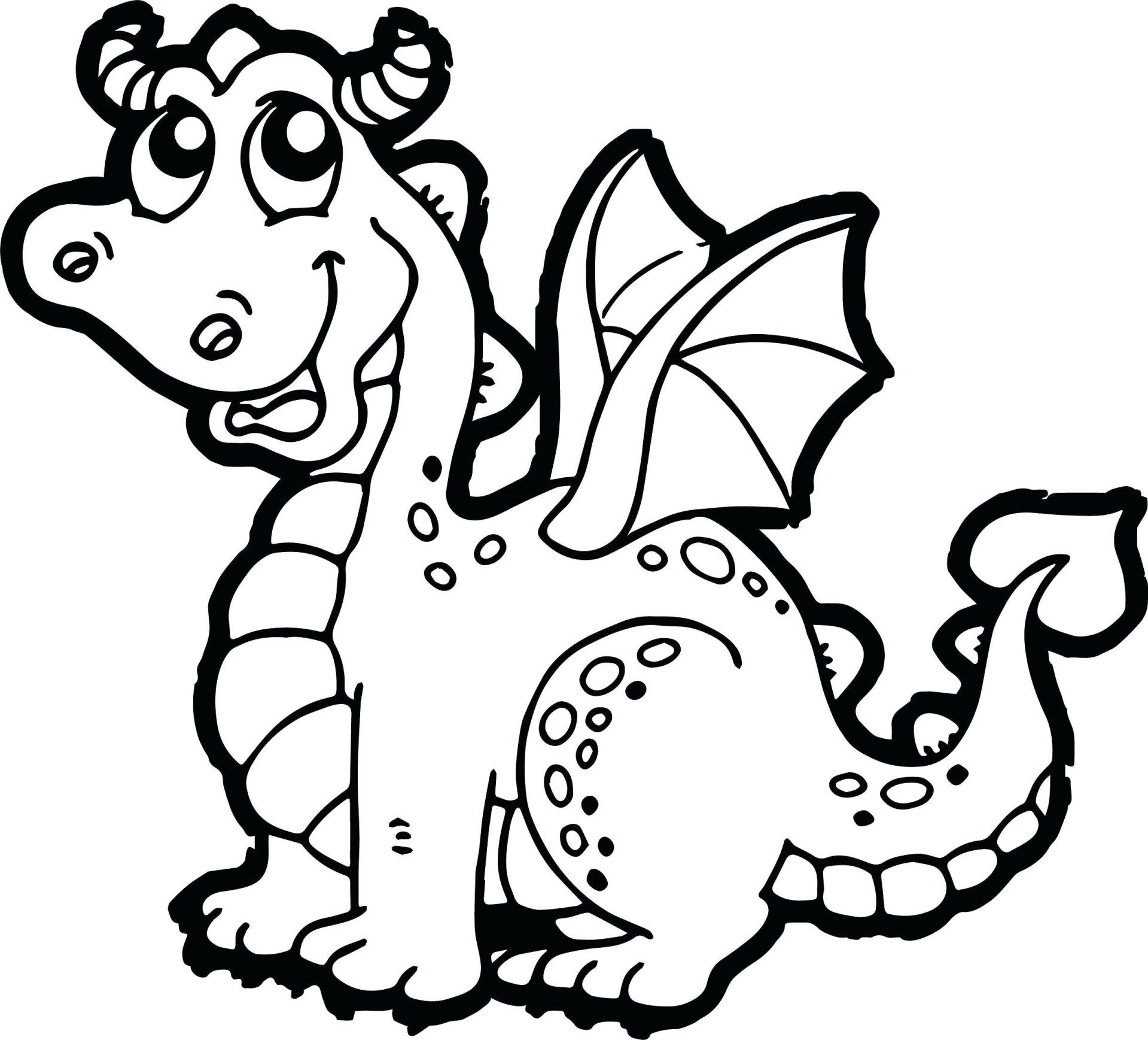 15 Cute Dragon Coloring Sheets For Kids Of All Ages Love