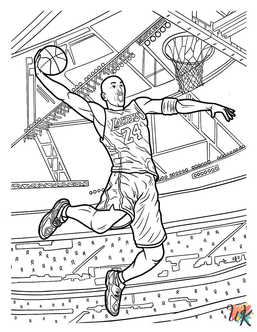 Kobe Bryant Coloring Pages