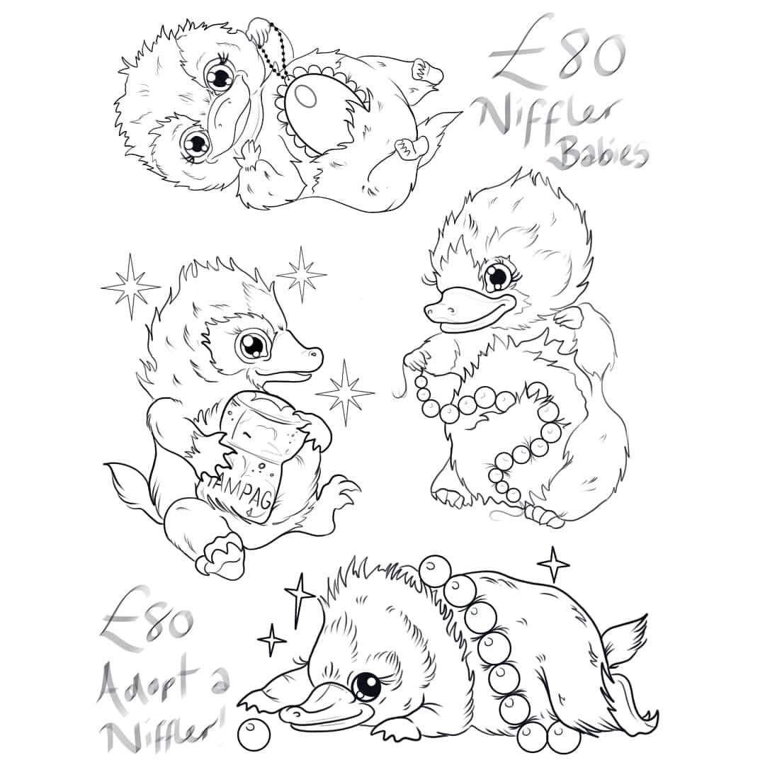 15 Niffler Coloring Pages Printable Coloring Pages