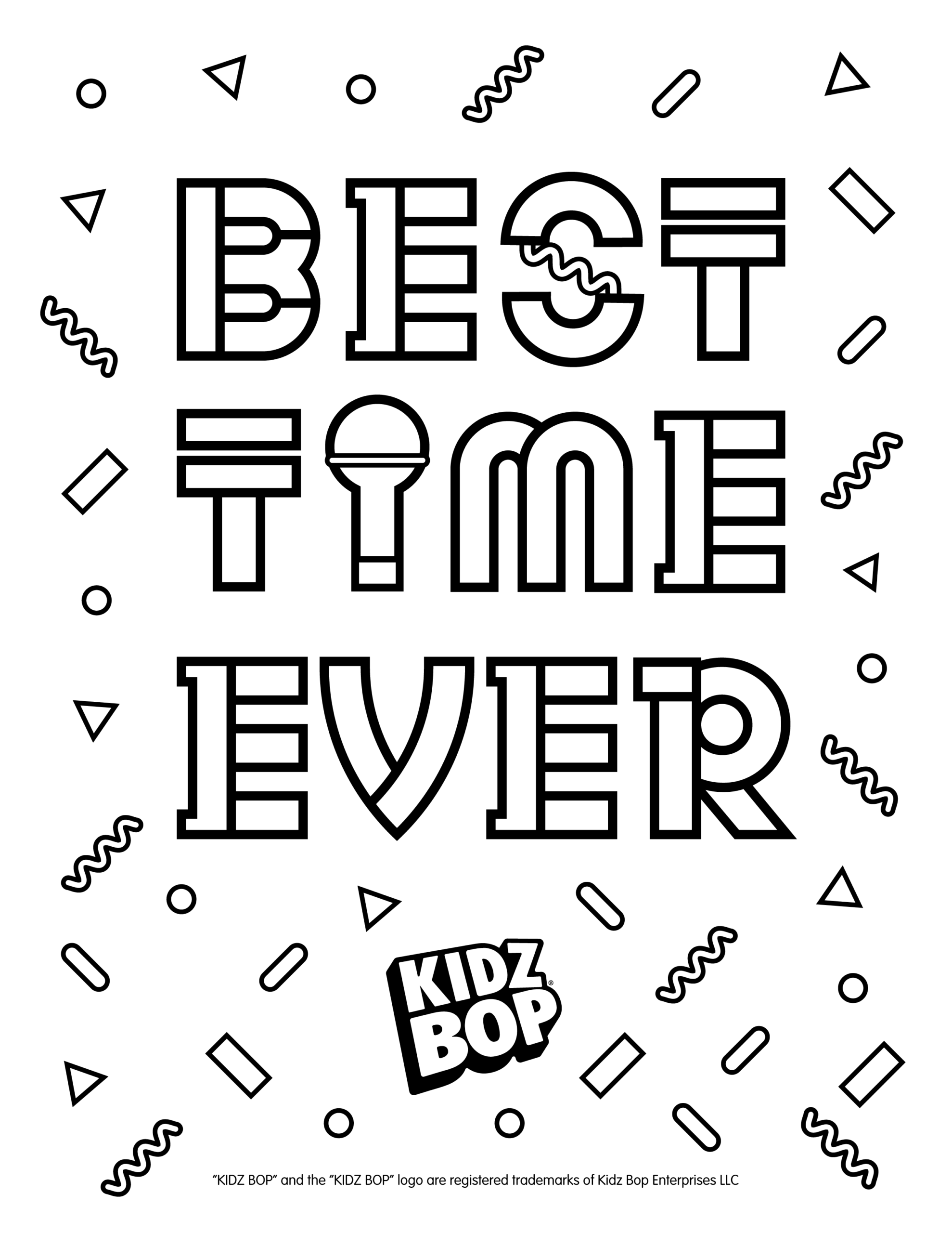 18 Kidz Bop Coloring Pages Information Coloringfile