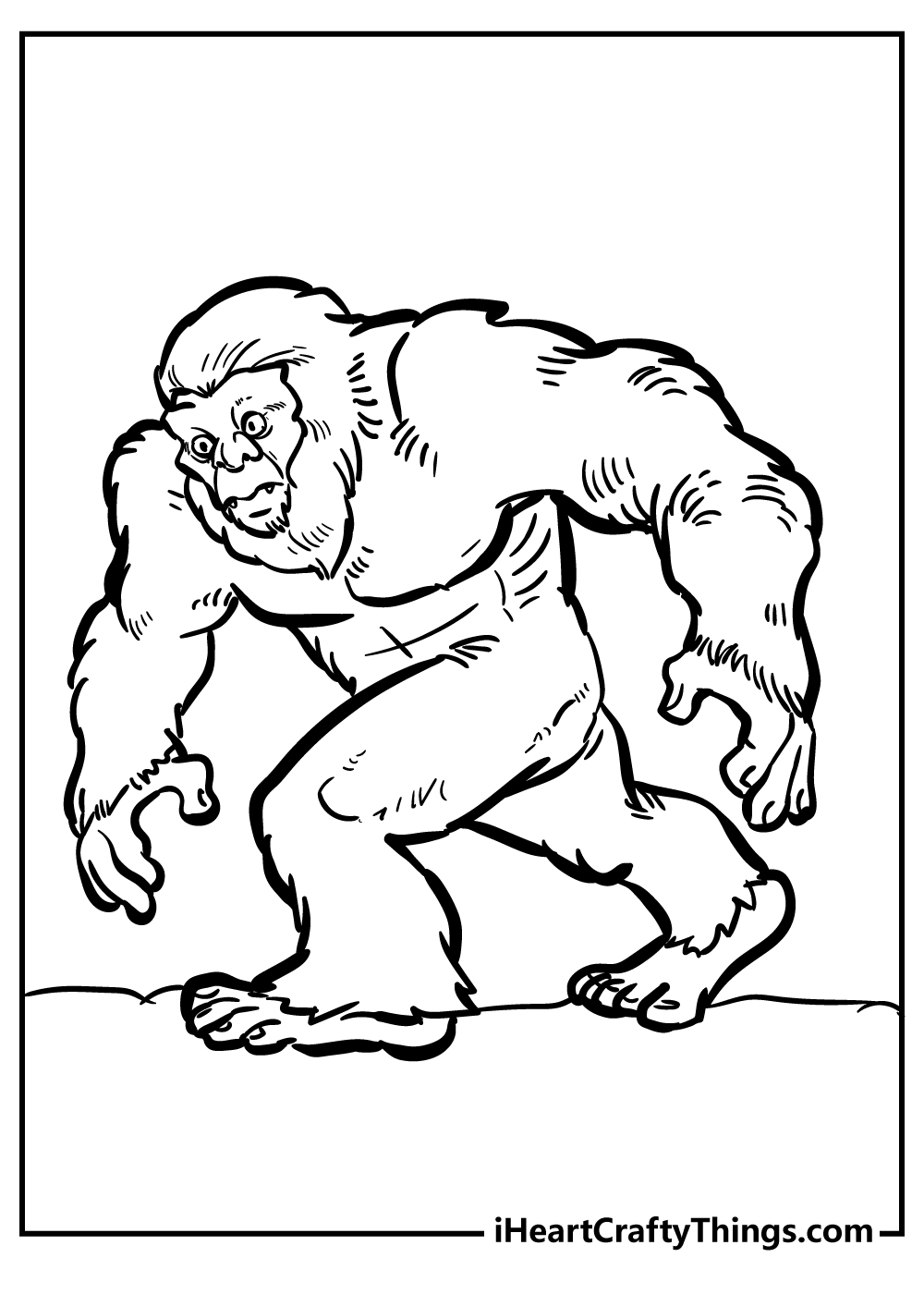 19 Bigfoot Coloring Page CharlayTyla