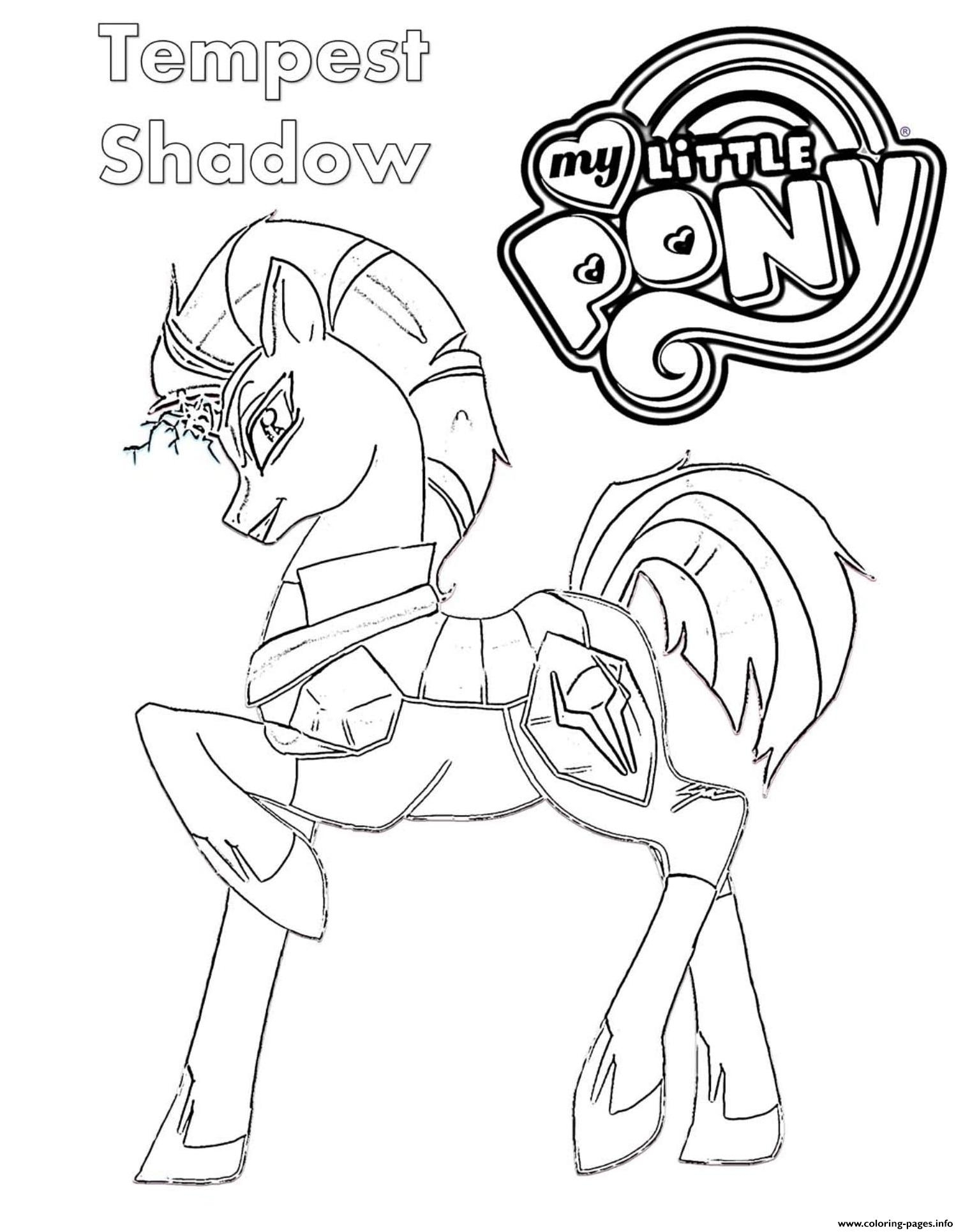 19 Tempest Shadow Coloring Pages Printable Coloring Pages