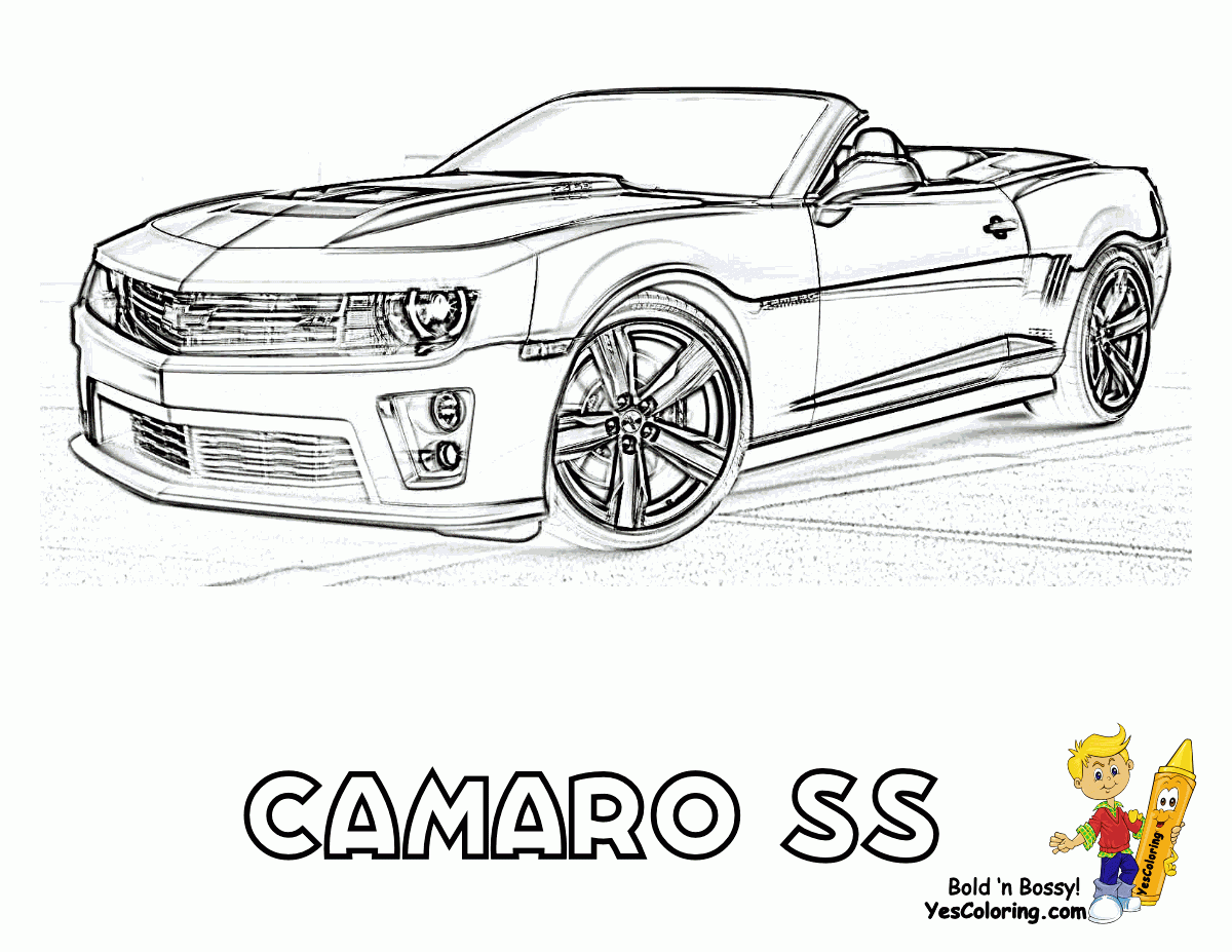 1969 Camaro Coloring Sheets Camaro Ss Coloring Pages Kids Coloring Home