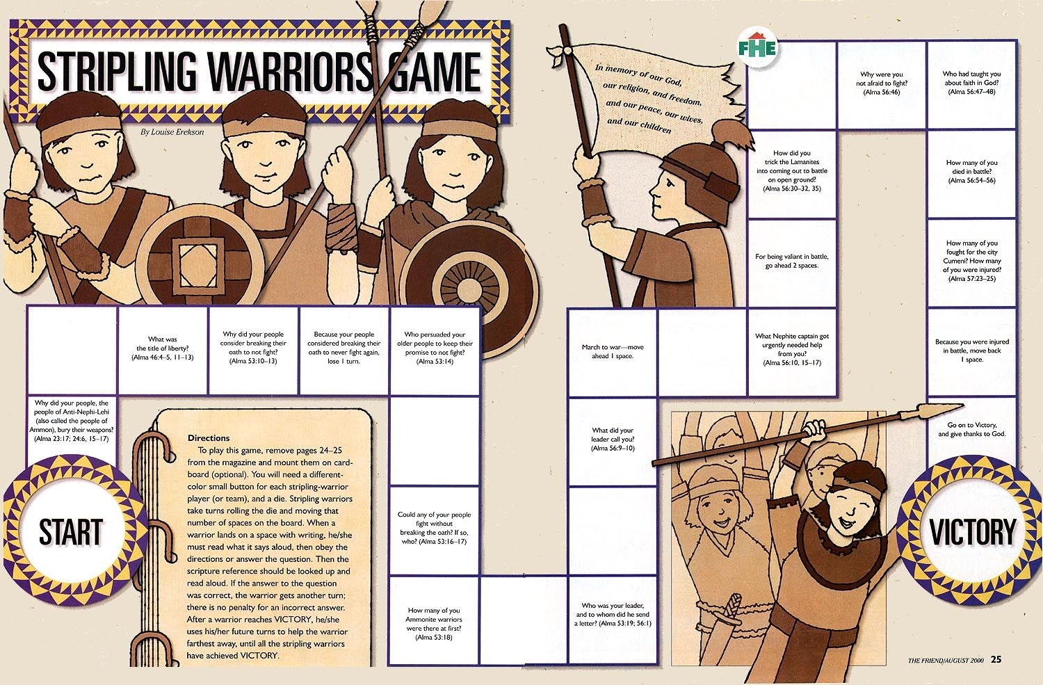 Stripling Warriors Coloring Page