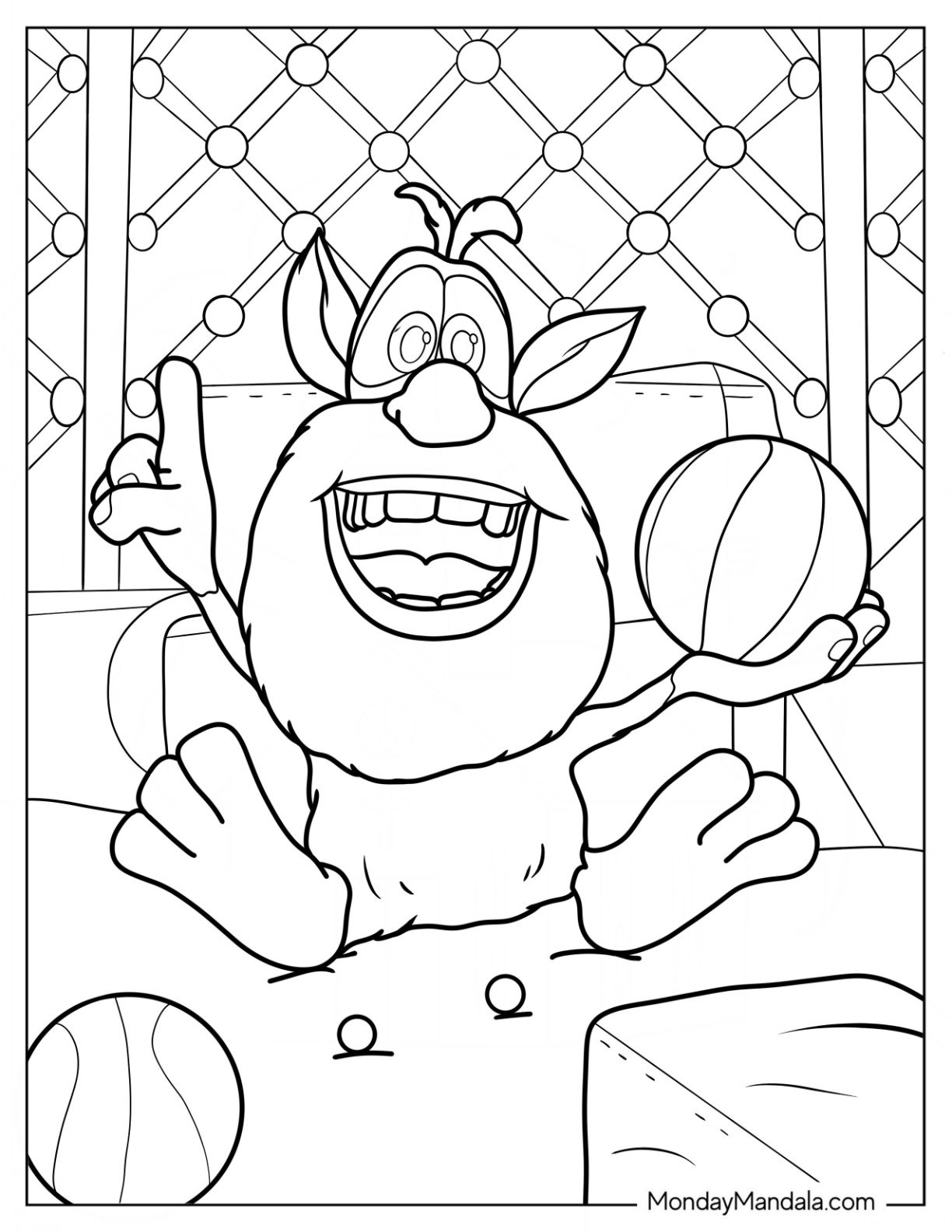 20 Booba Coloring Pages Free PDF Printables