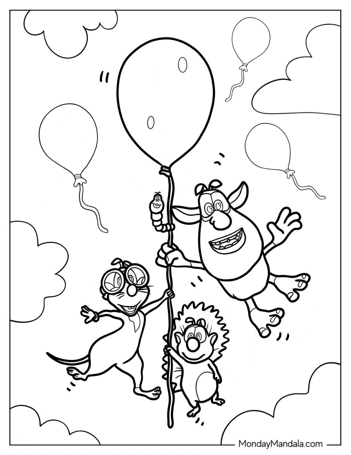 20 Booba Coloring Pages Free PDF Printables