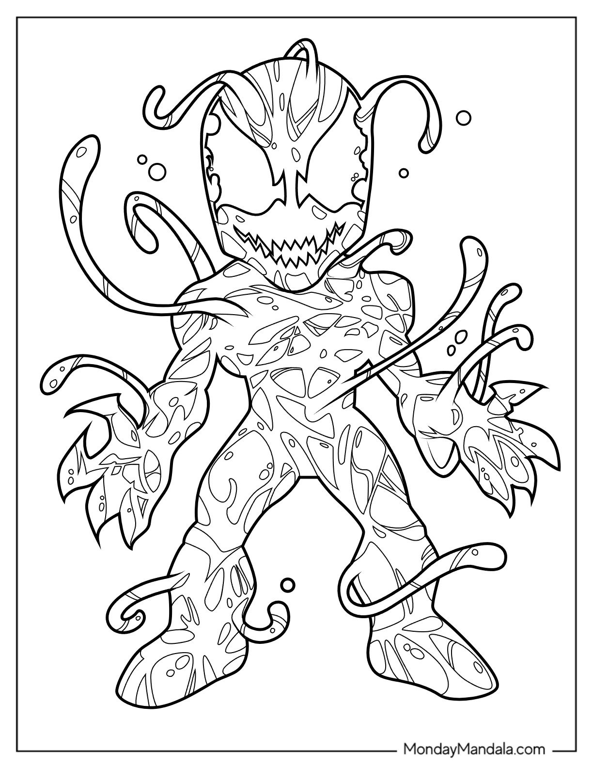 20 Carnage Coloring Pages Free PDF Printables