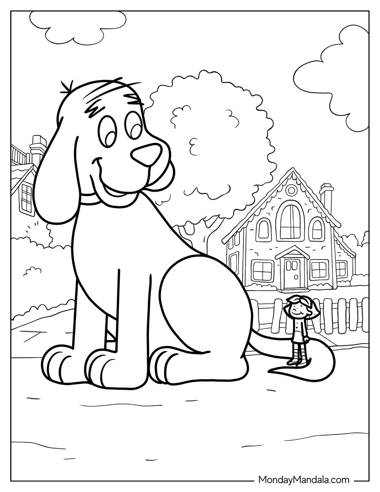 20 Clifford Coloring Pages Free PDF Printables