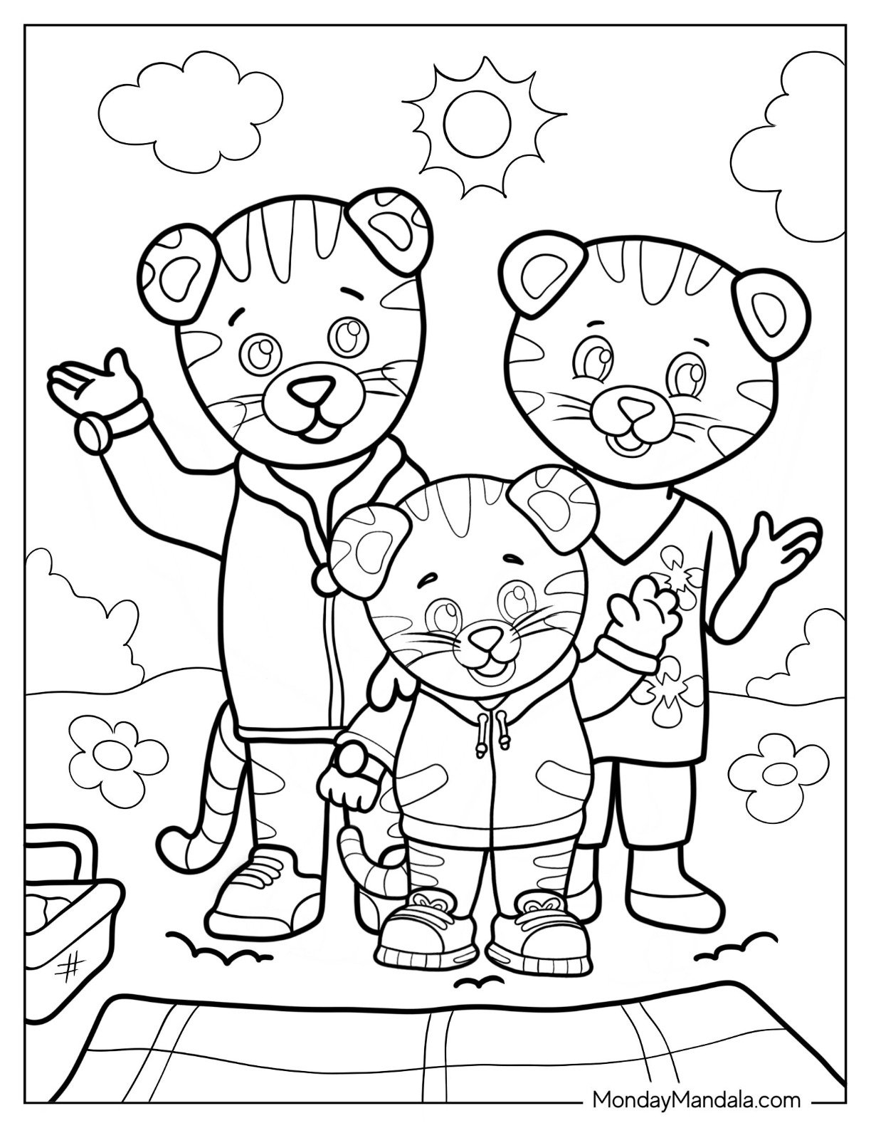 20 Daniel Tiger Coloring Pages Free PDF Printables