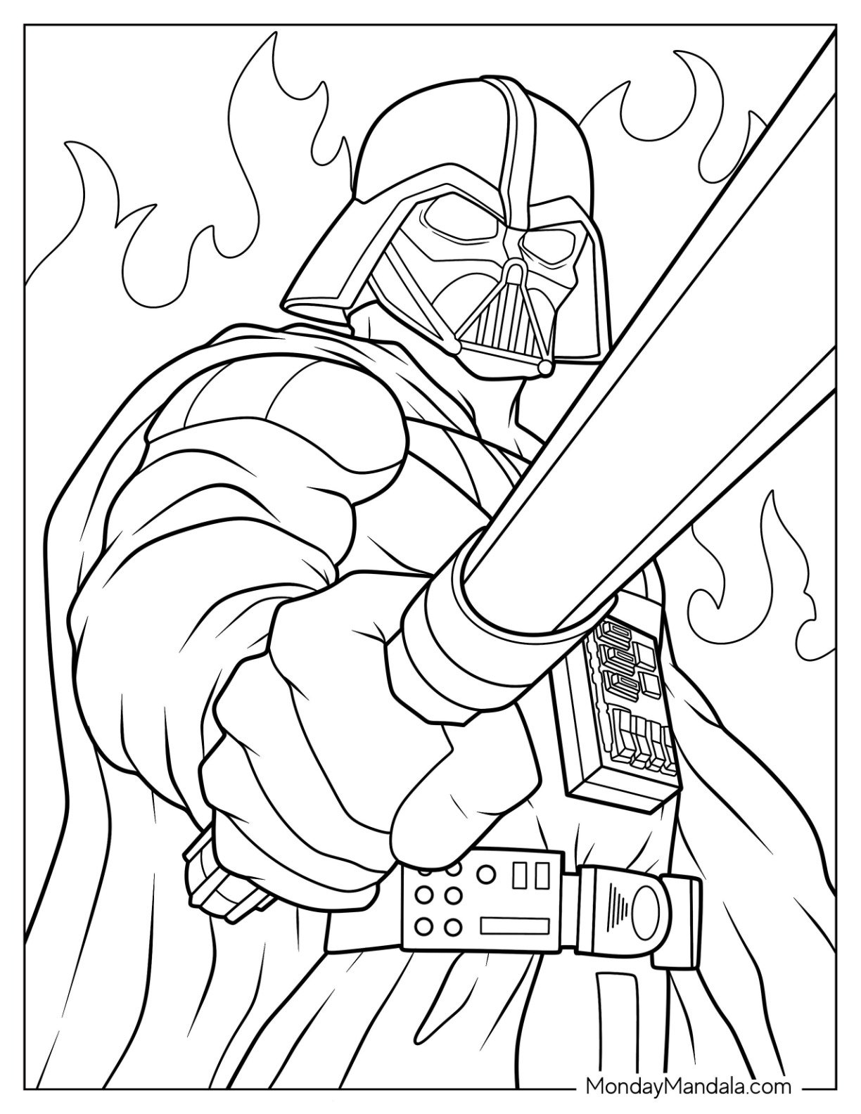 20 Darth Vader Coloring Pages Free PDF Printables