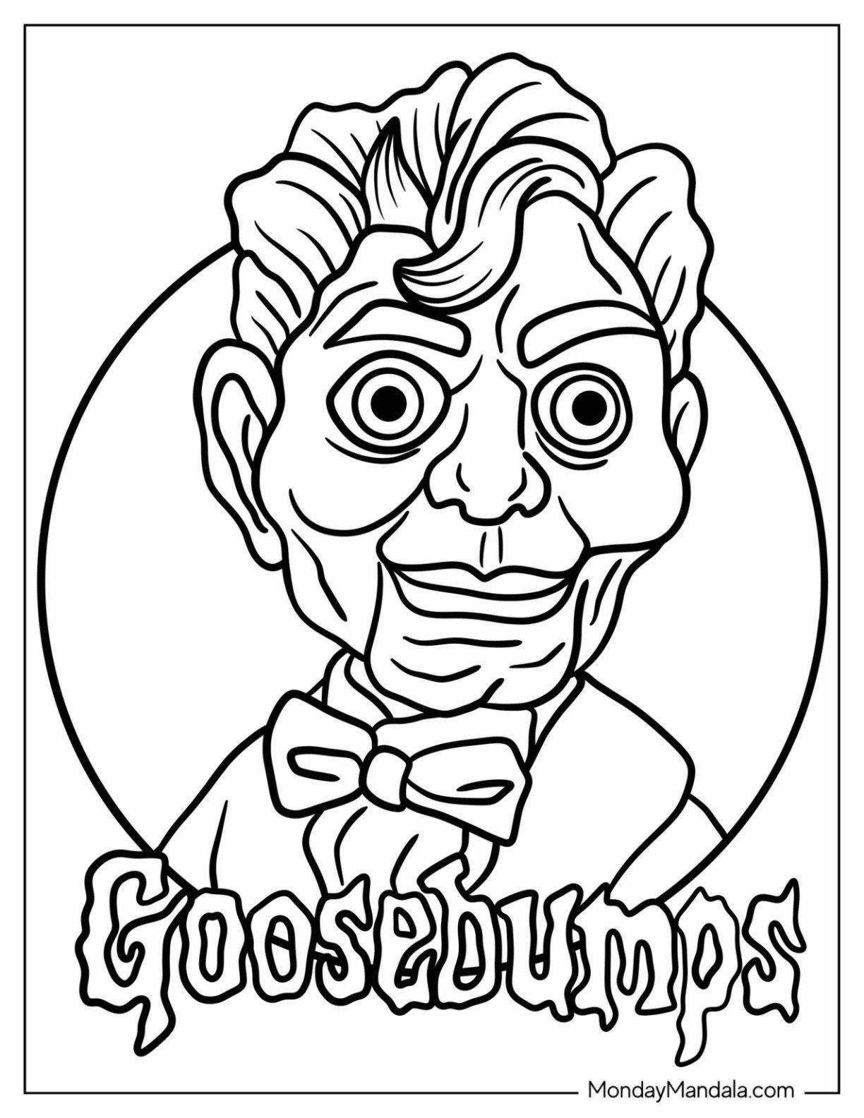 Goosebumps Coloring Pages