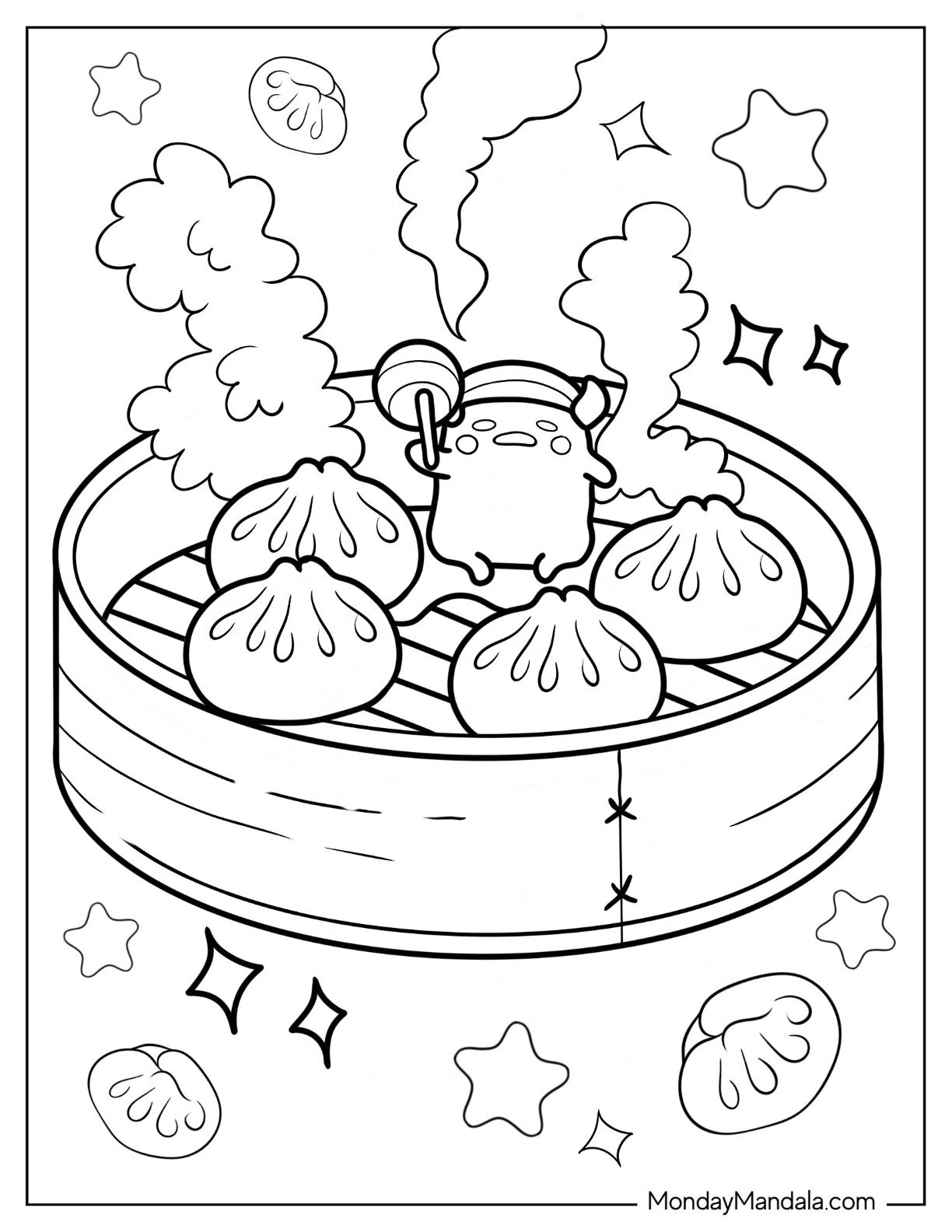 Gudetama Coloring Page