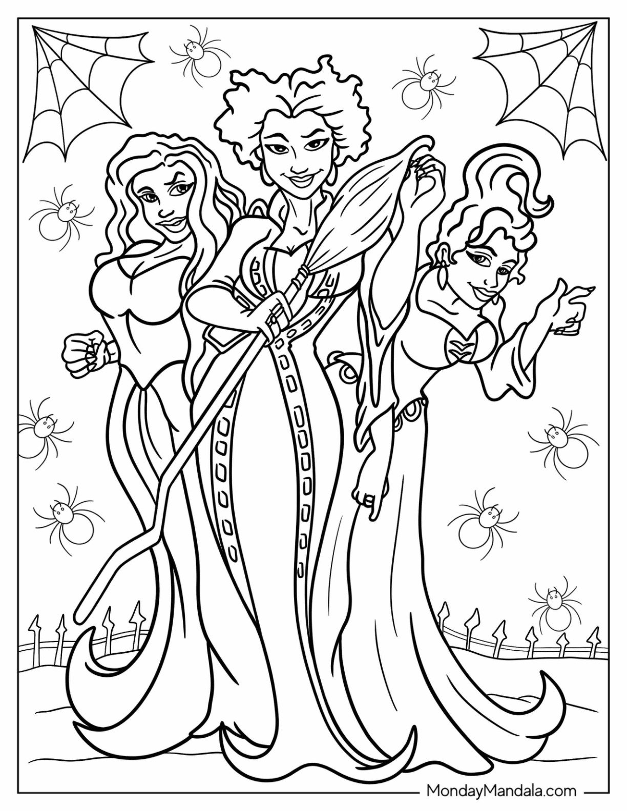 20 Hocus Pocus Coloring Pages Free PDF Printables