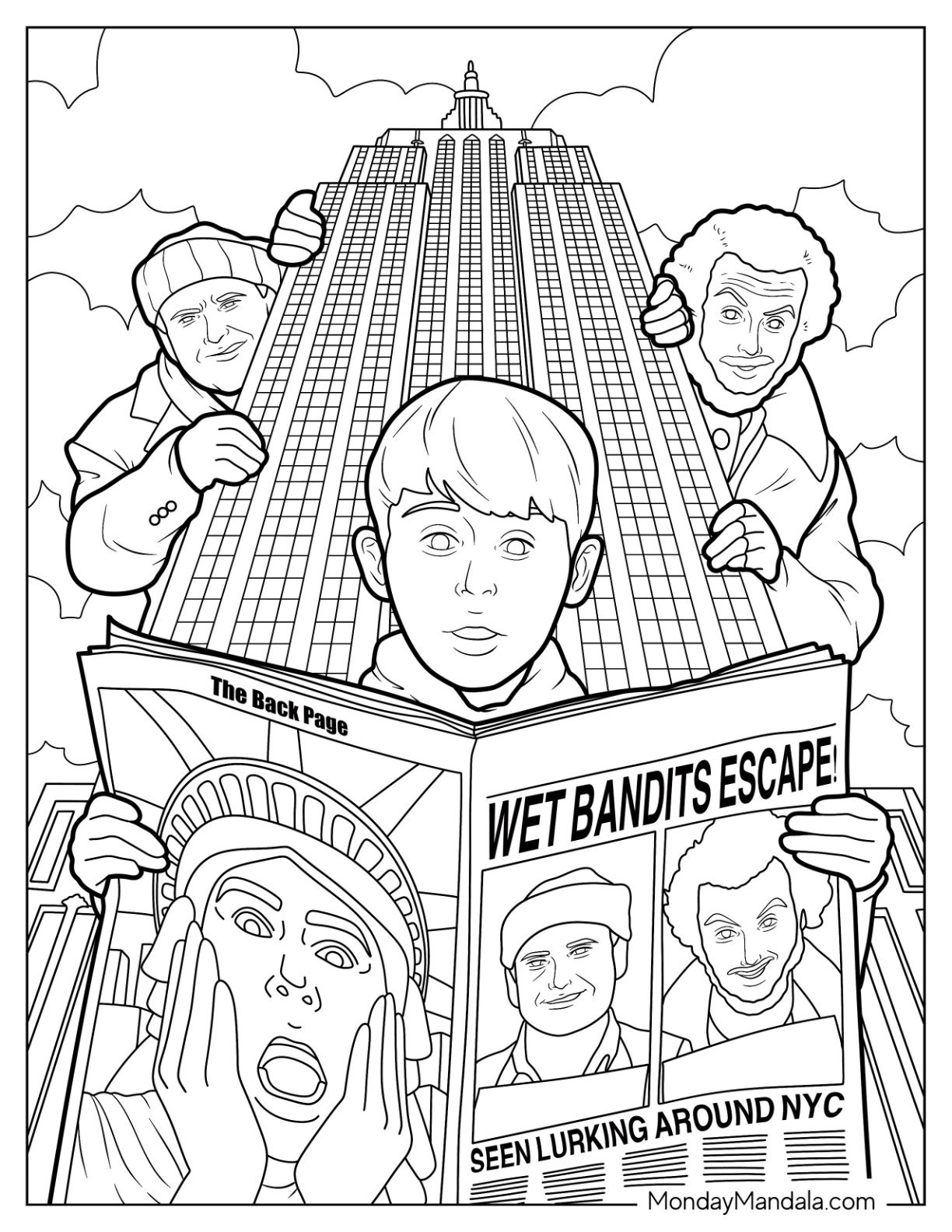 Home Alone Coloring Pages