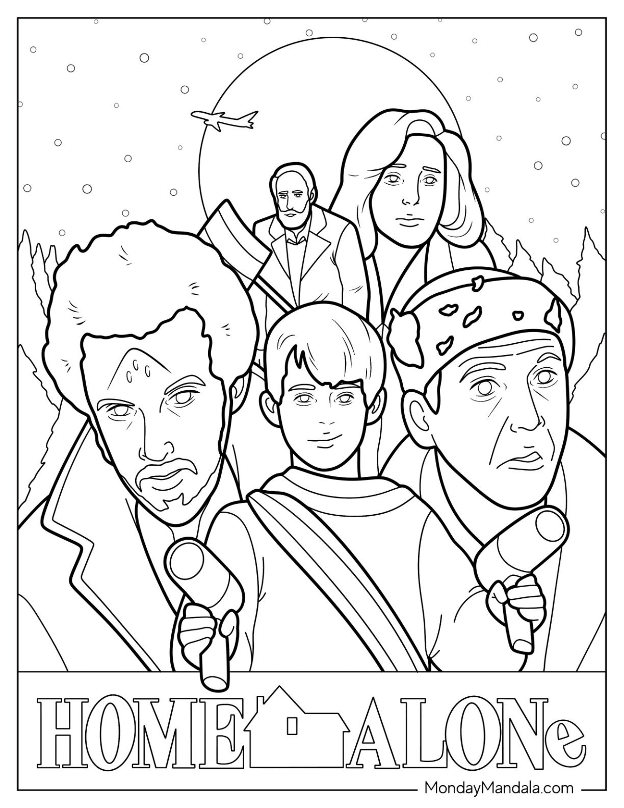 20 Home Alone Coloring Pages Free PDF Printables