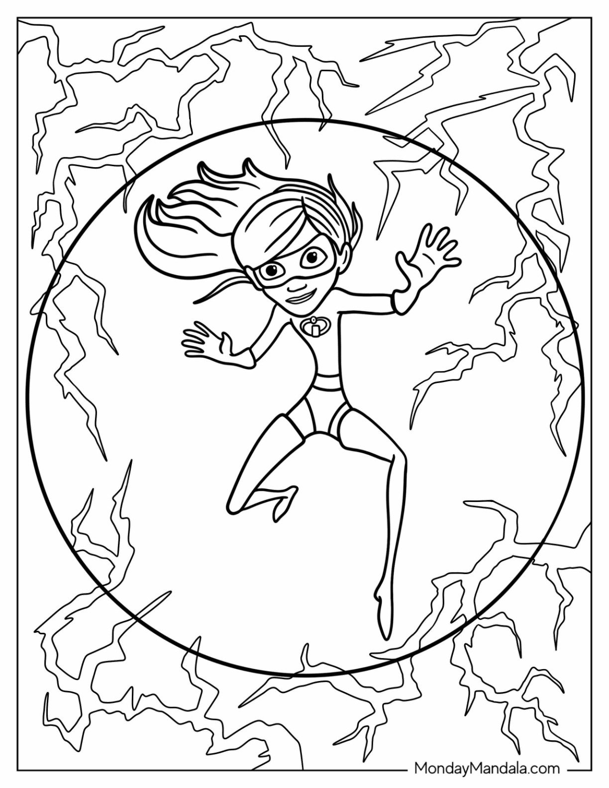 20 Incredibles Coloring Pages Free PDF Printables