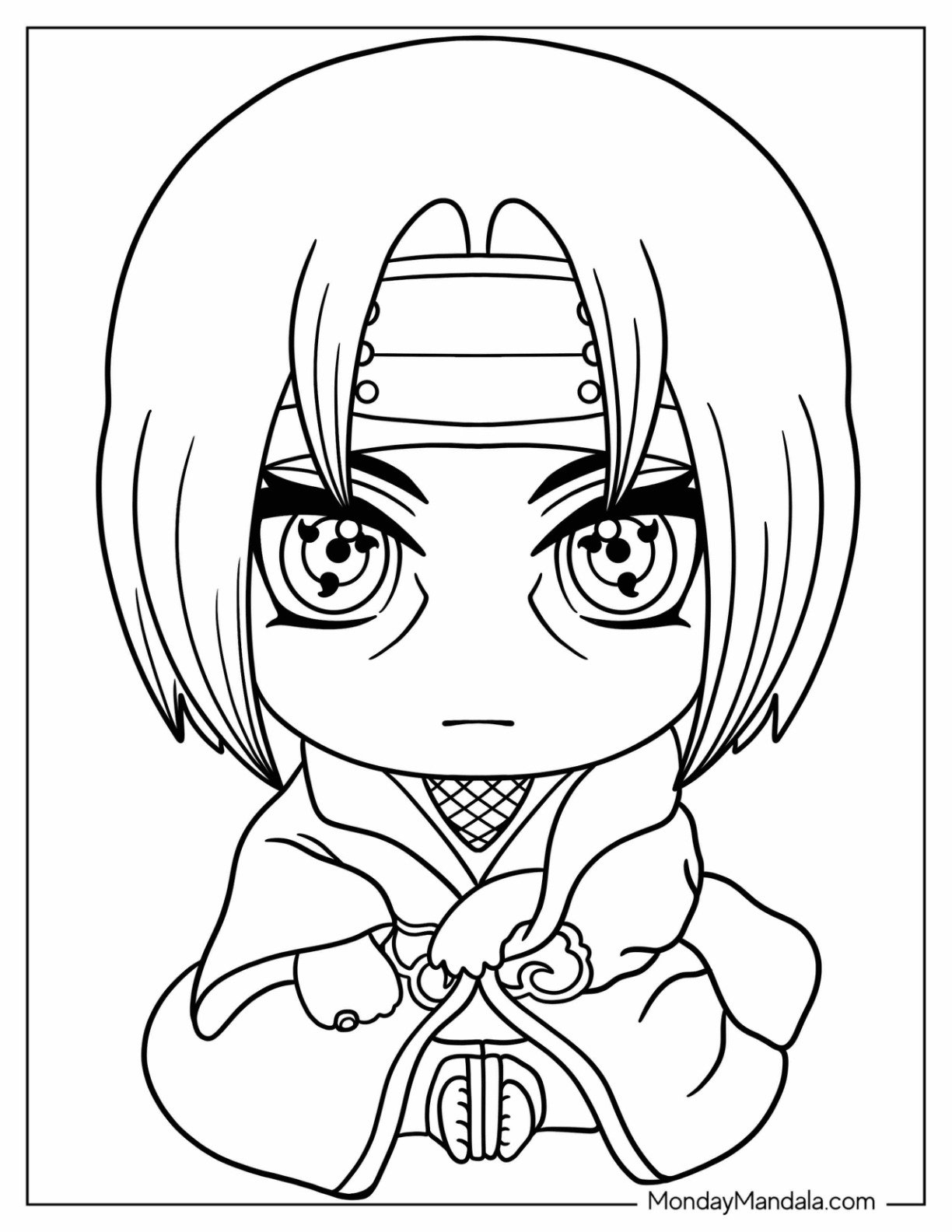 Itachi Uchiha Coloring Pages
