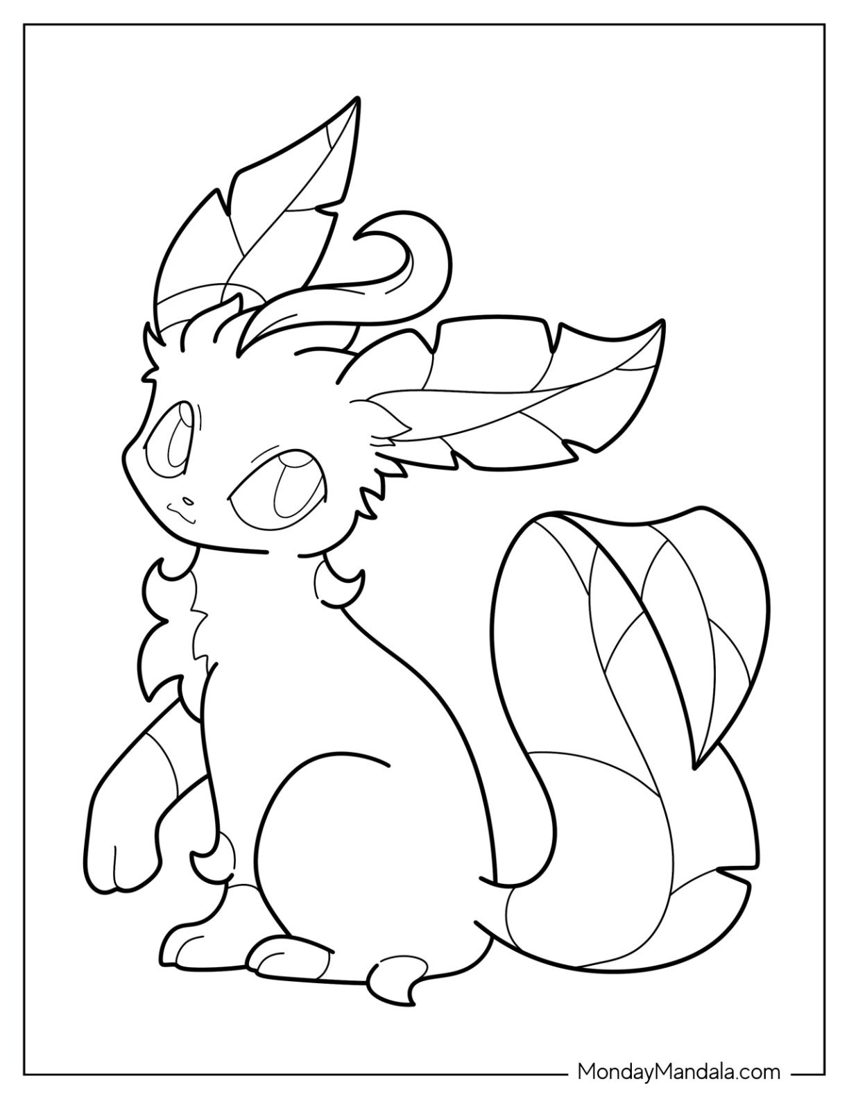 20 Leafeon Coloring Pages Free PDF Printables