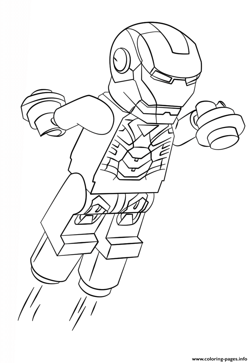 20 Lego Infinity War Iron Man Coloring Pages Free Wallpaper