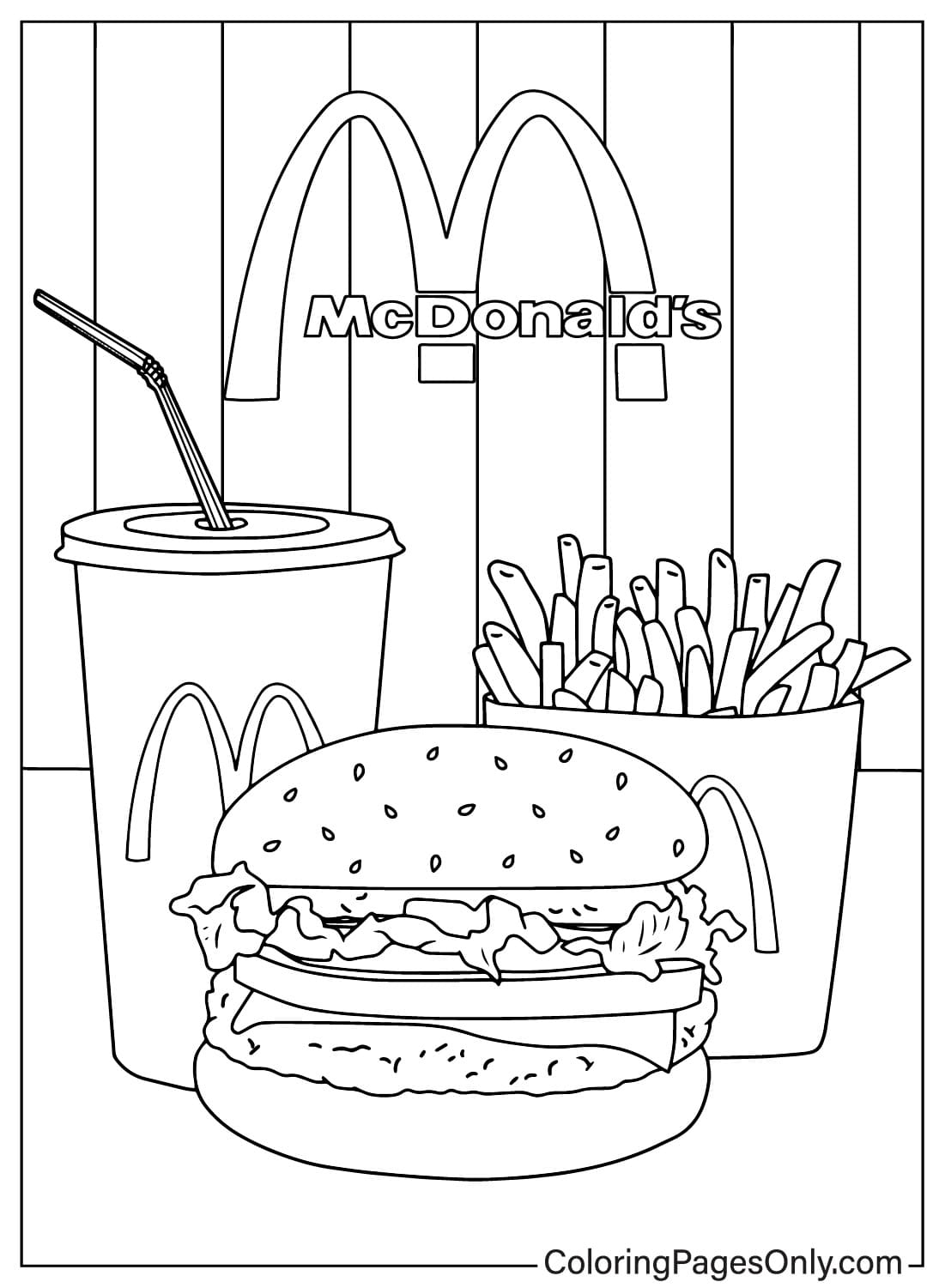 20 McDonald S Coloring Pages ColoringPagesOnly