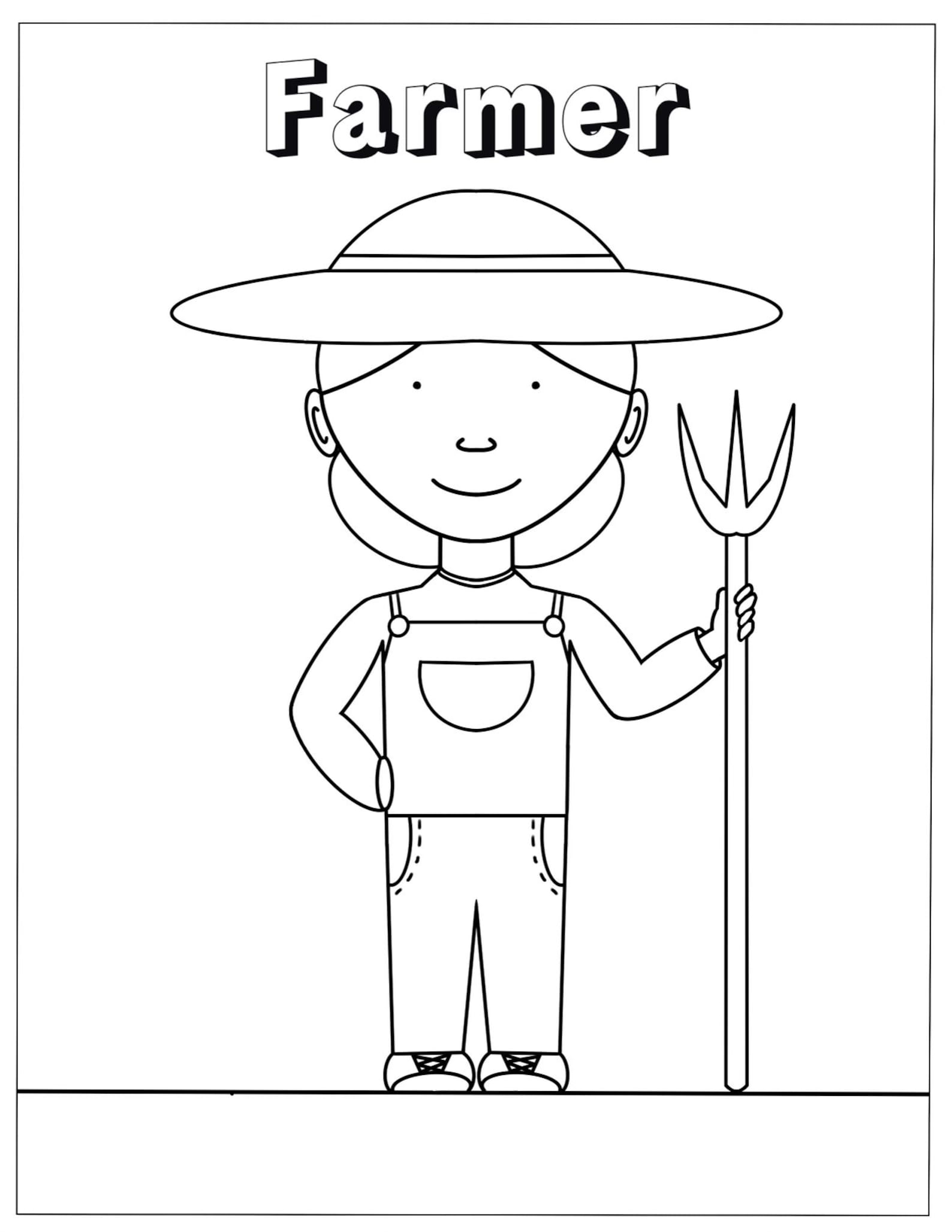 Job Coloring Pages
