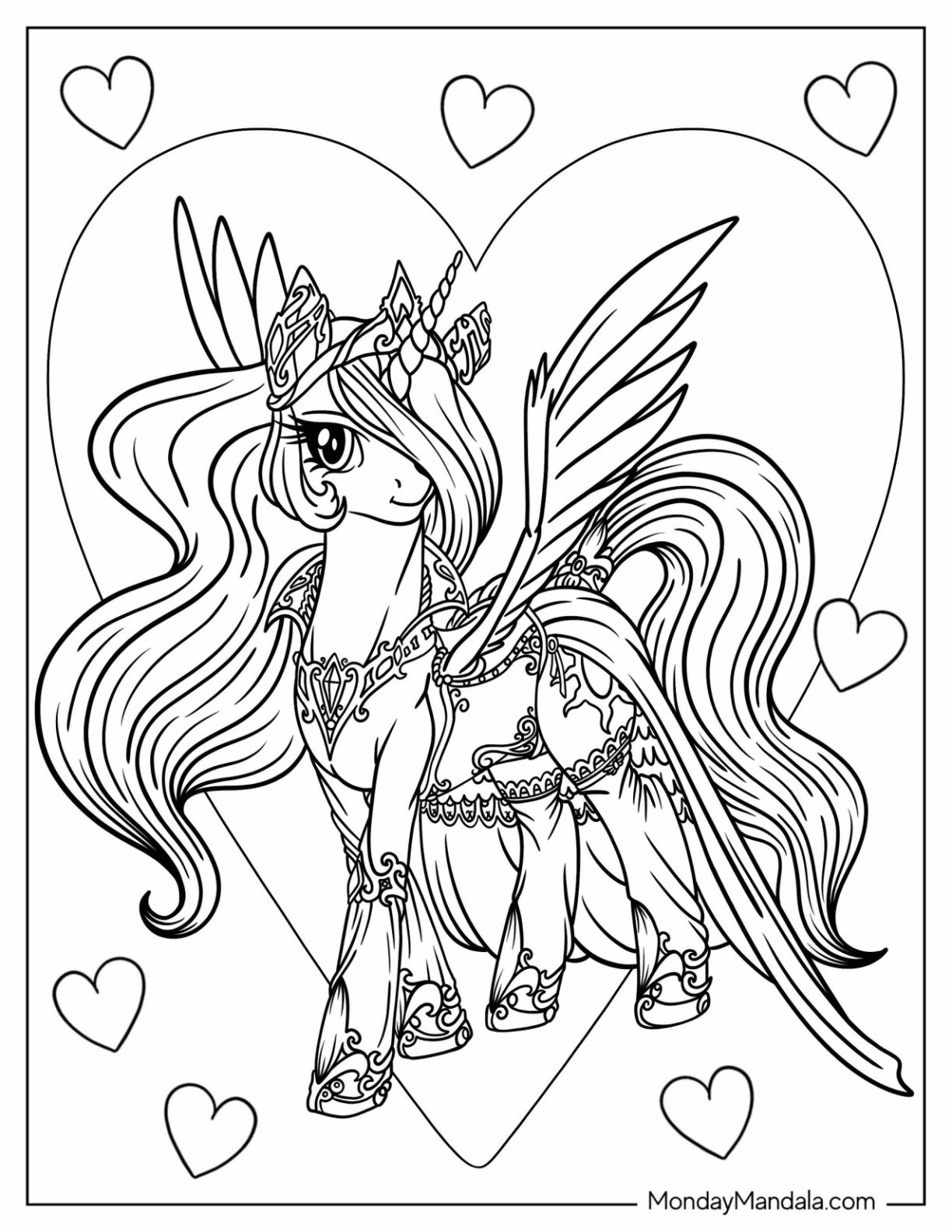 20 Princess Celestia Coloring Pages Free PDF Printables
