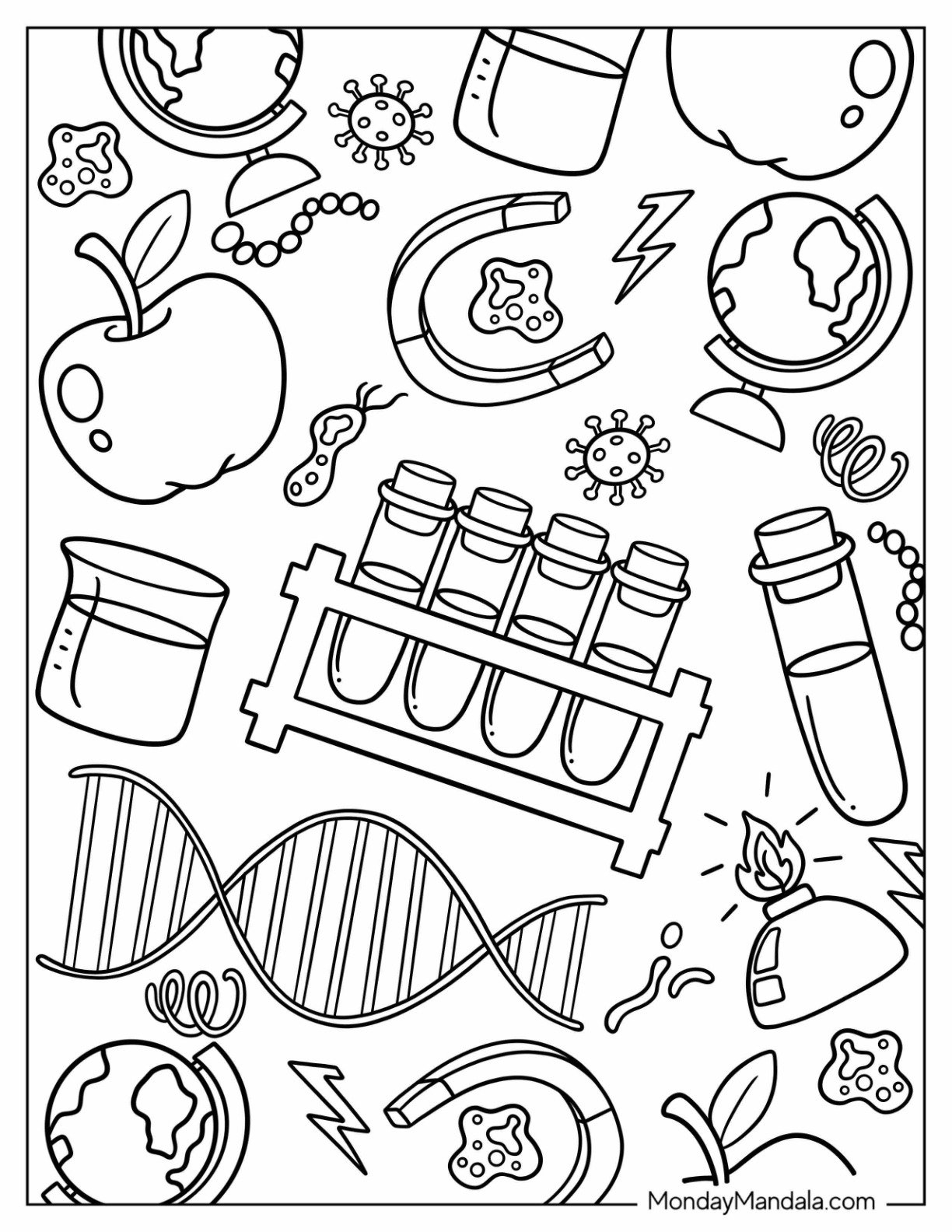 Coloring Pages Science