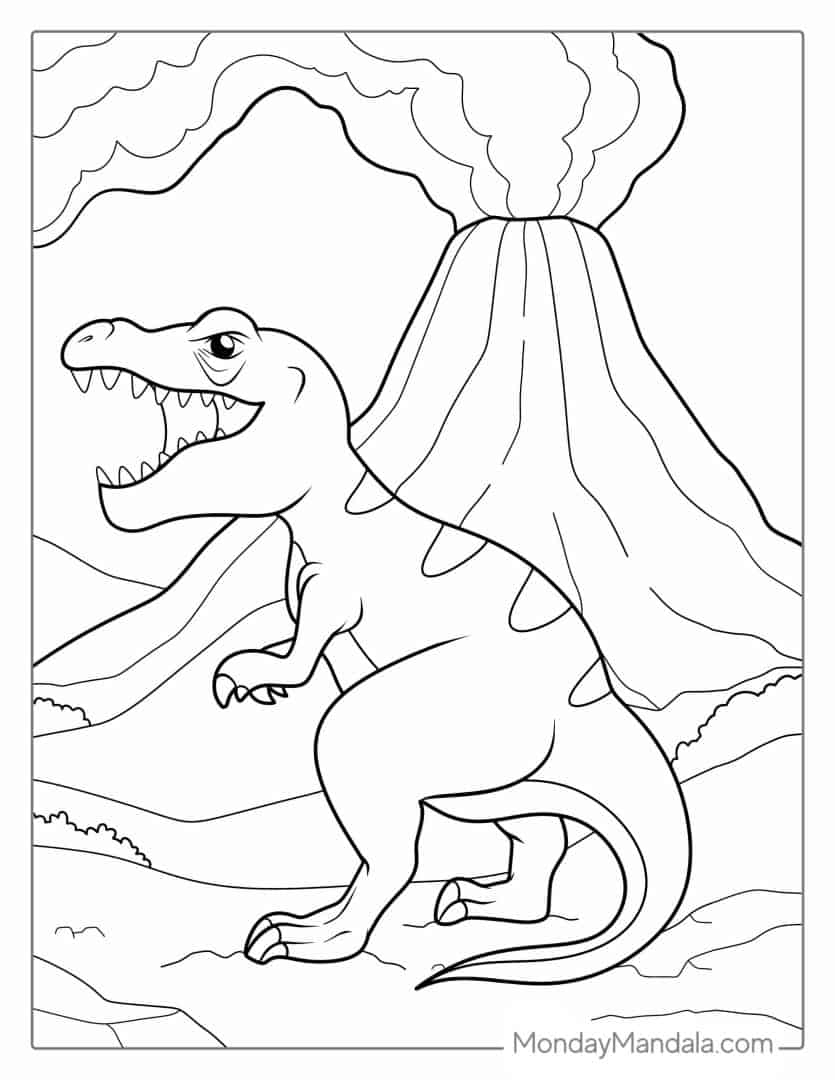 20 Volcano Coloring Pages Free PDF Printables