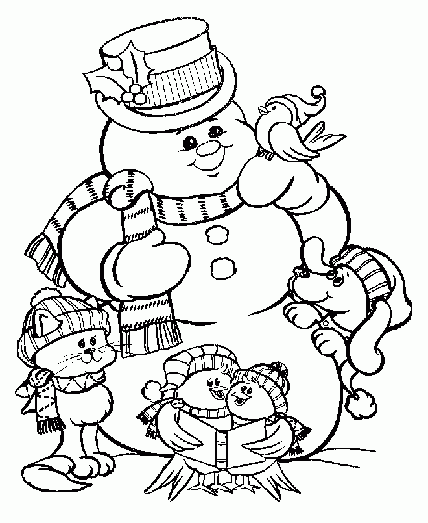 Christmas Coloring Pages For Children