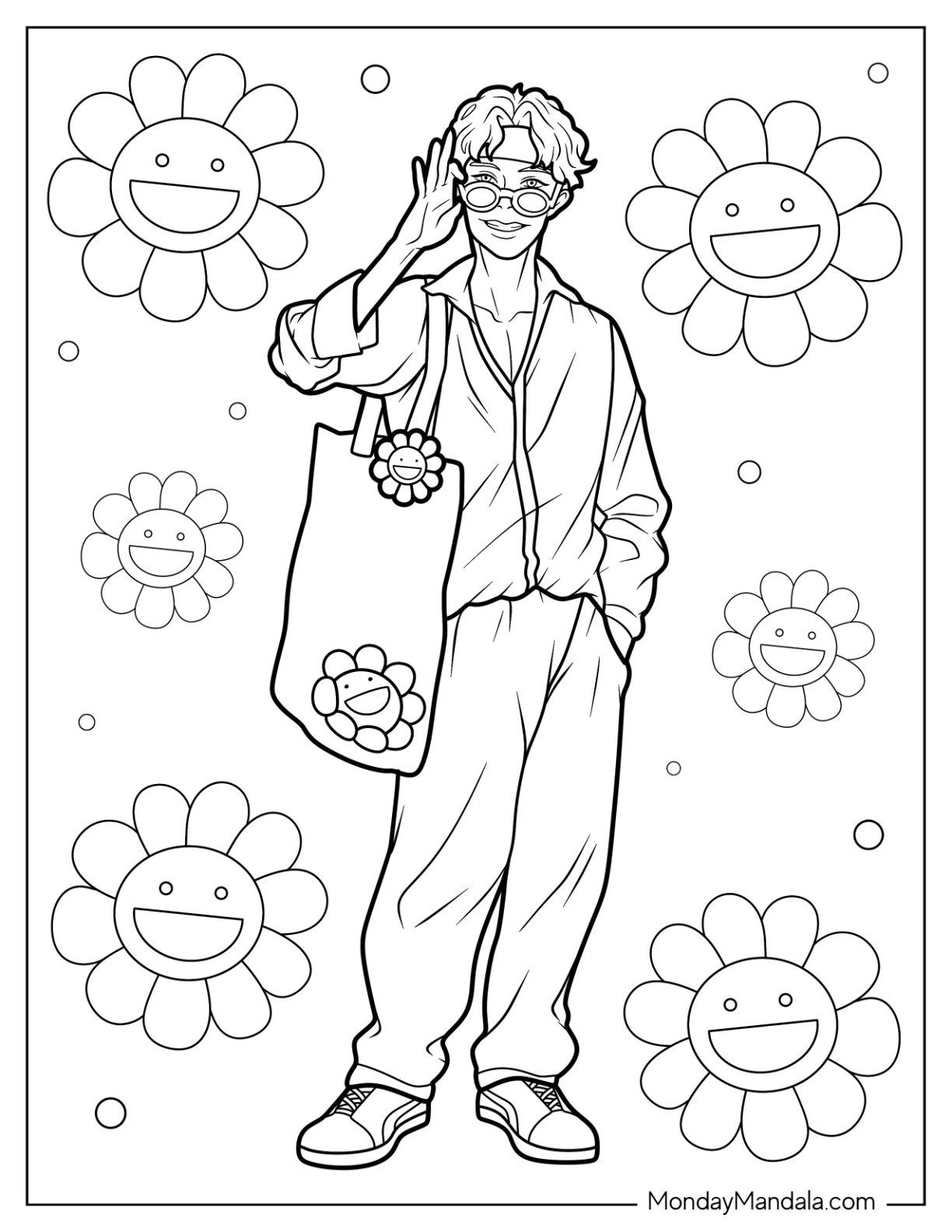 22 BTS Coloring Pages Free PDF Printables