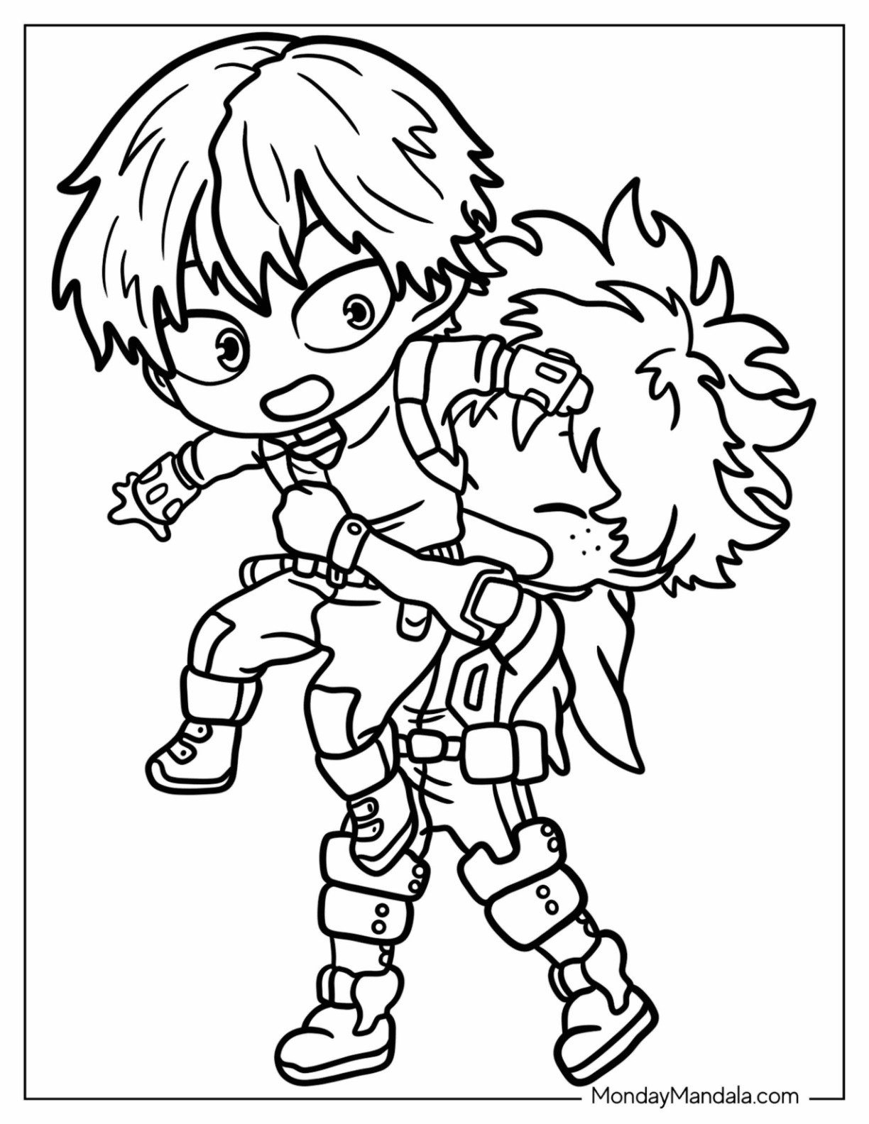 22 Deku Coloring Pages Free PDF Printables