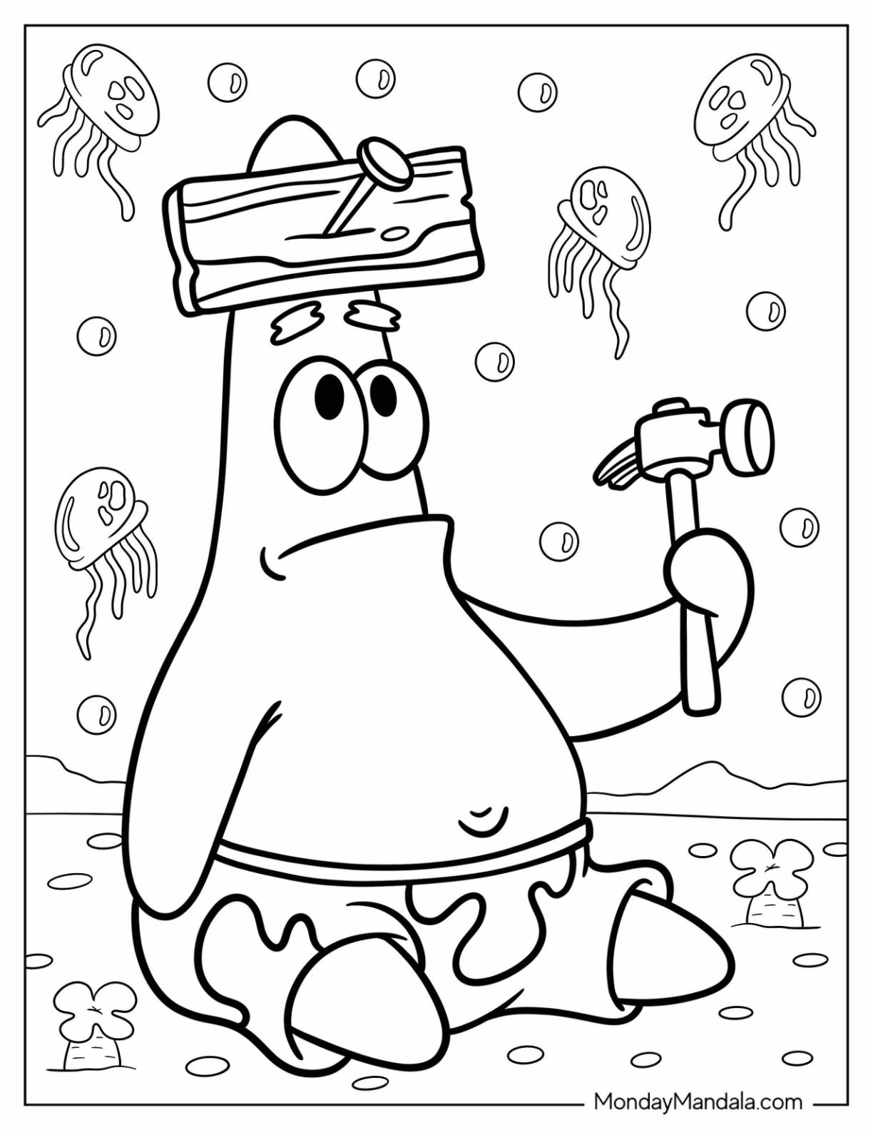 22 Patrick Star Coloring Pages Free PDF Printables