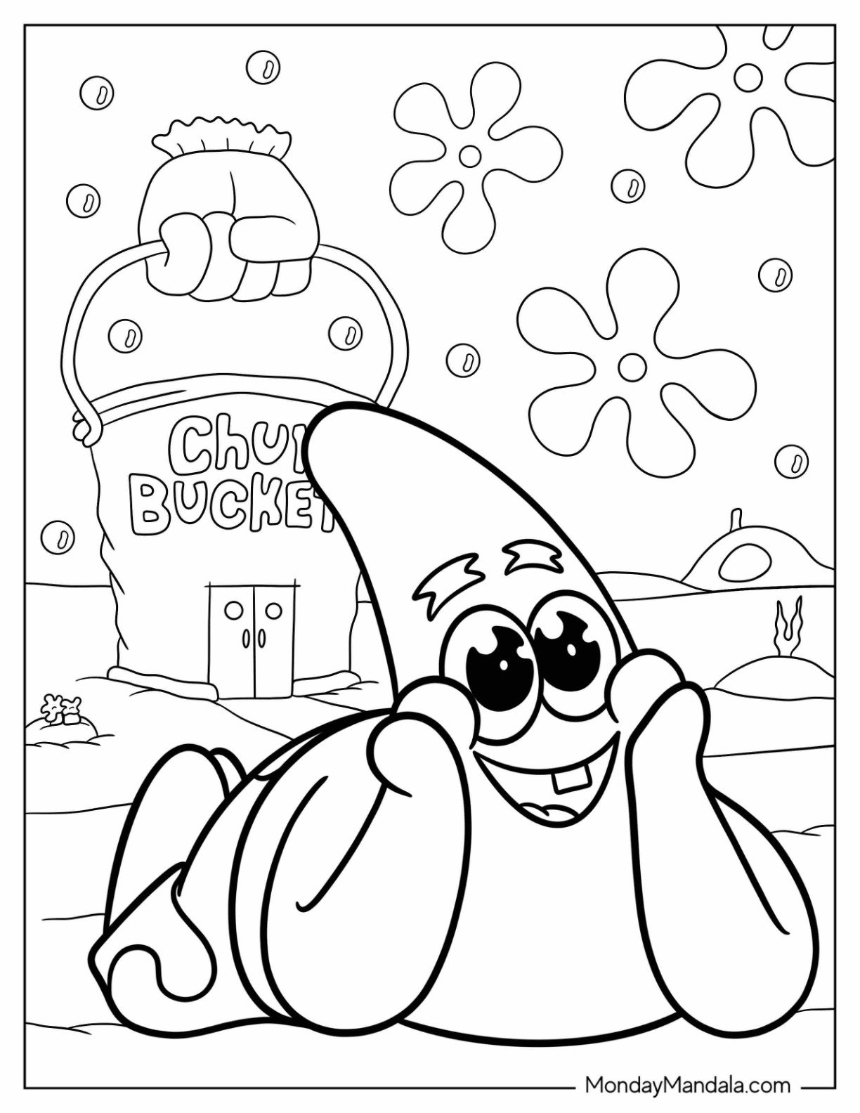 Patrick Star Coloring Pages