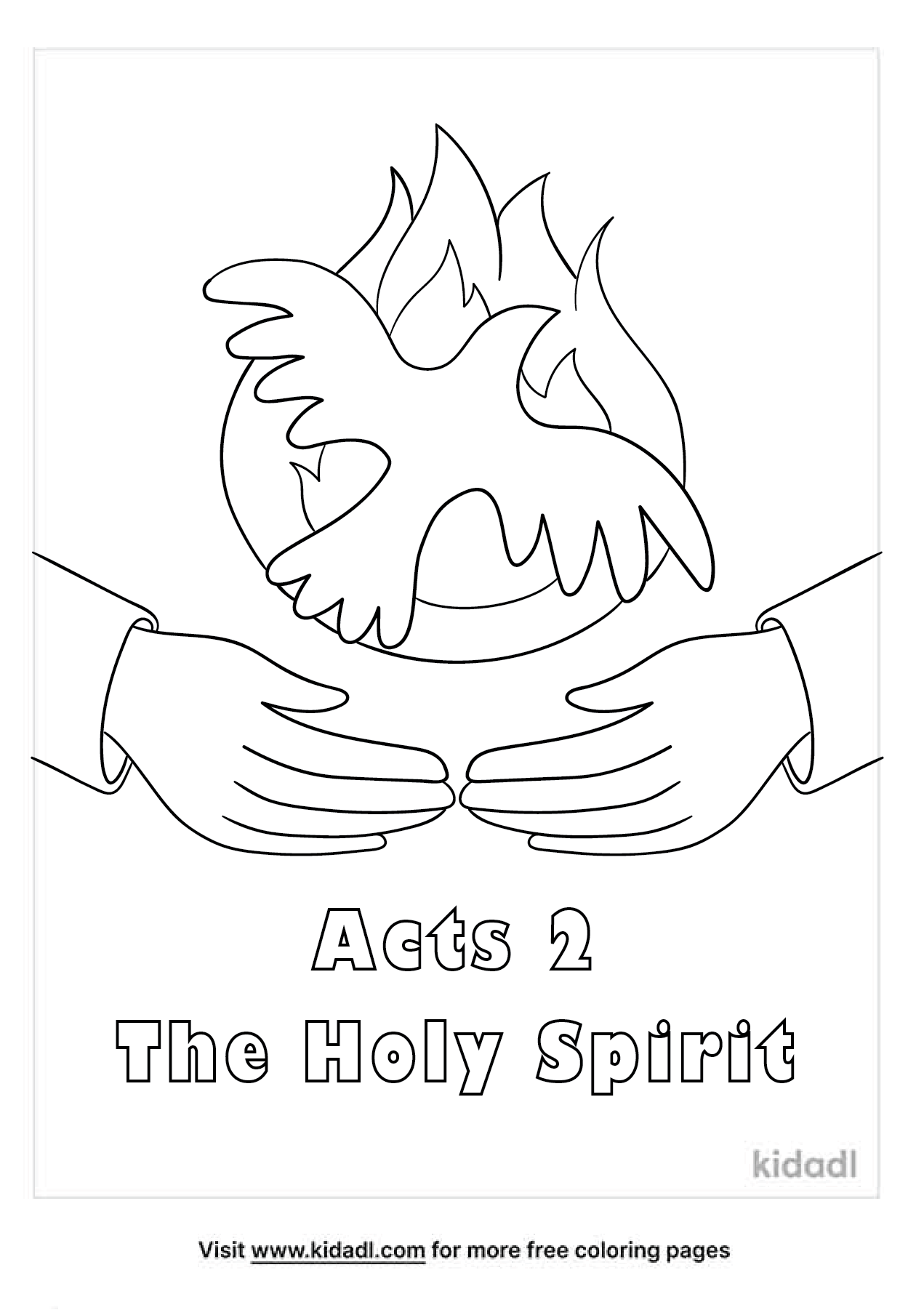23 Acts 1 8 Coloring Page HusseinNayyab