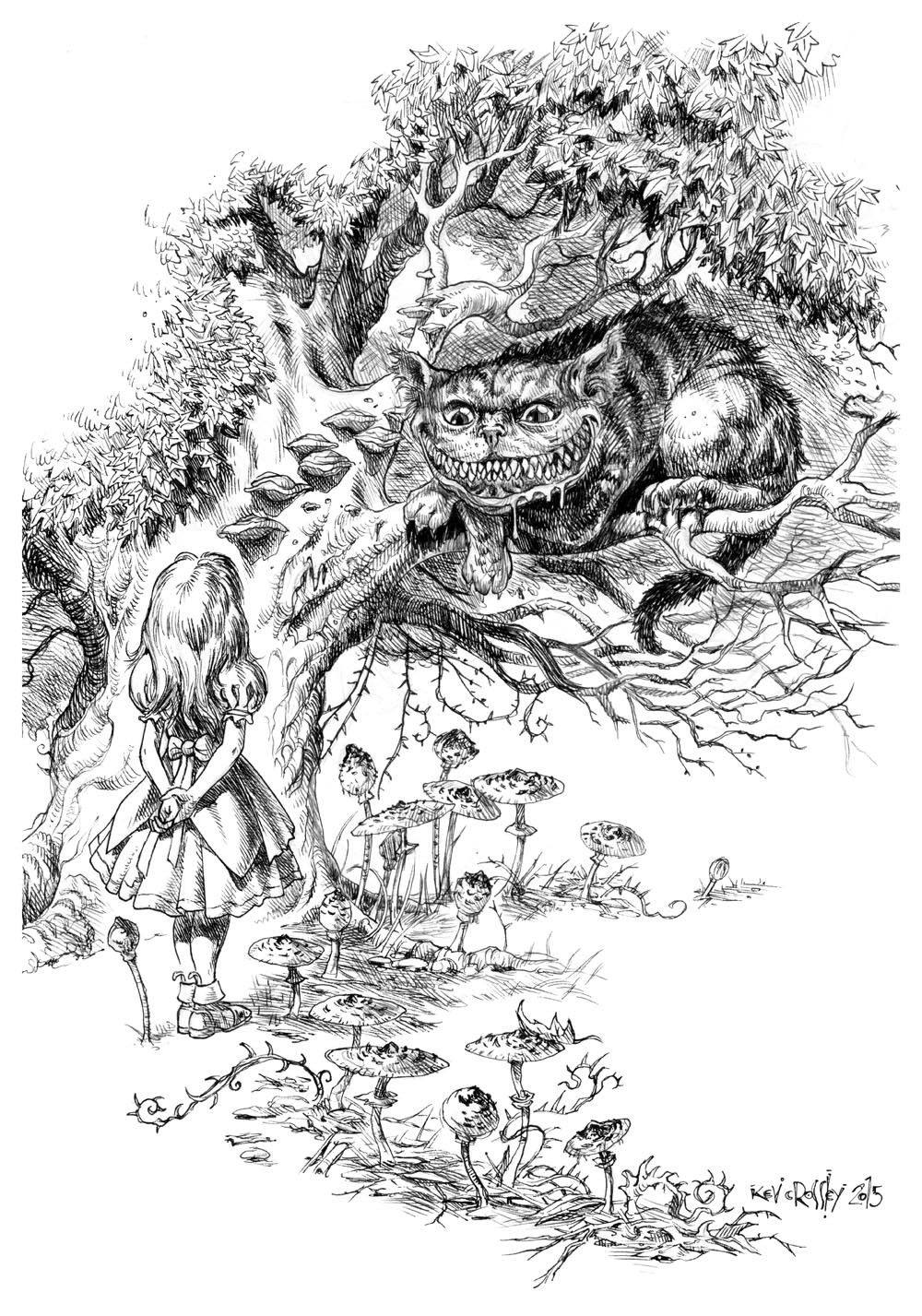 23 Best Alice In Wonderland Adult Coloring Book Home Family Style And Art Ideas