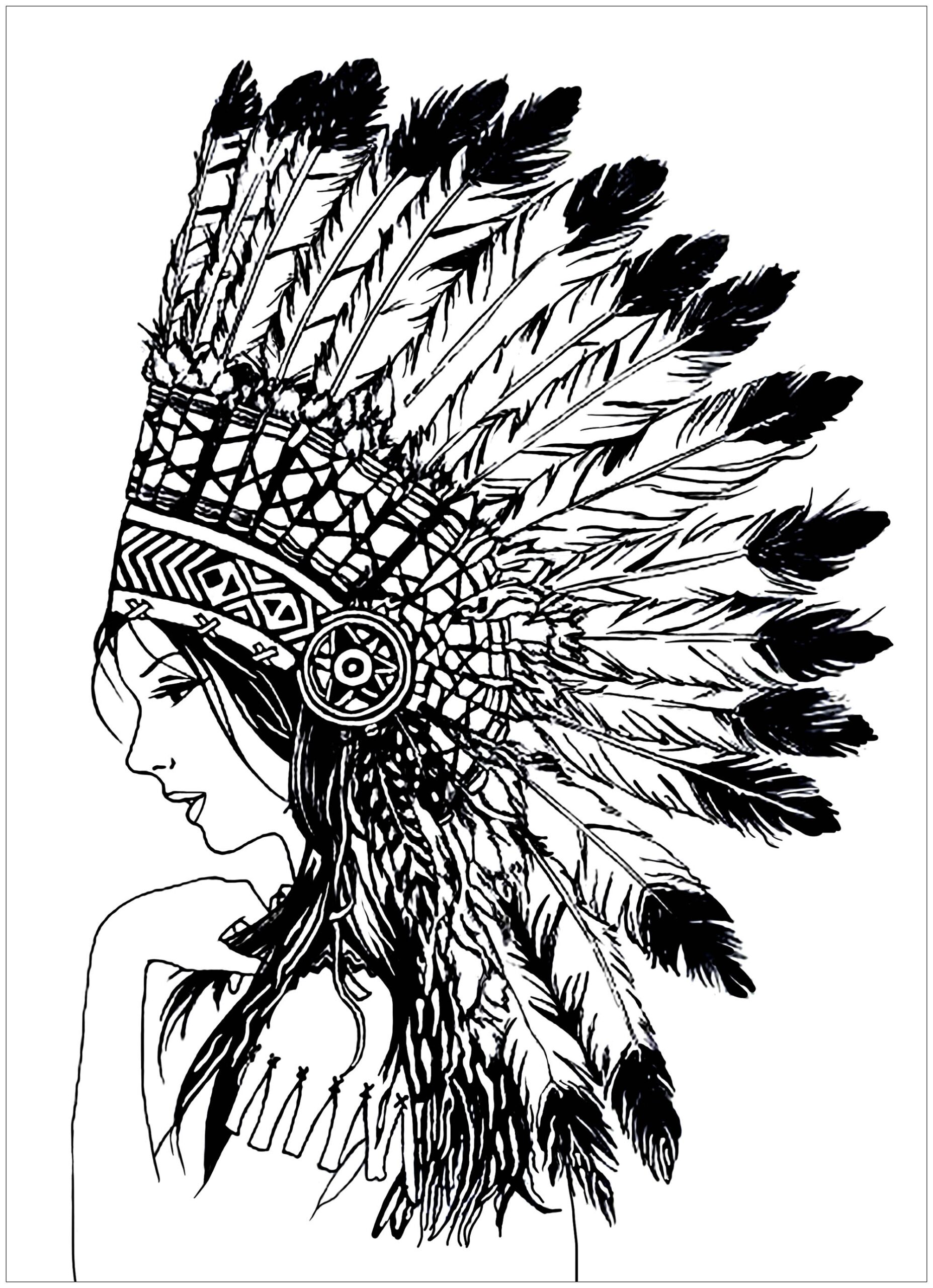 23 Best Ideas Indian Coloring Pages For Adults Home Family Style And Art Ideas