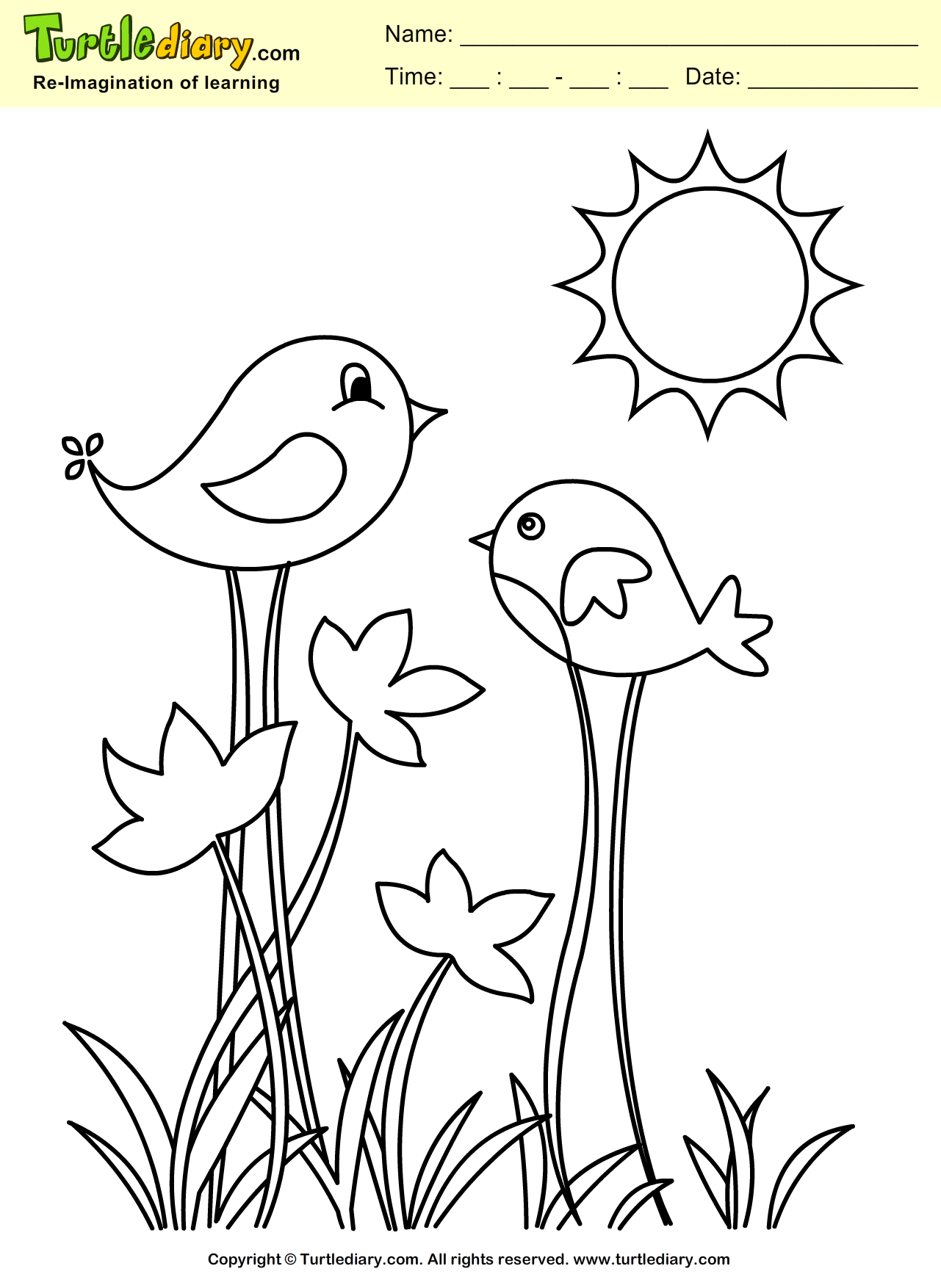 23 Bird Coloring Pages For Kids Fareeza Crazy